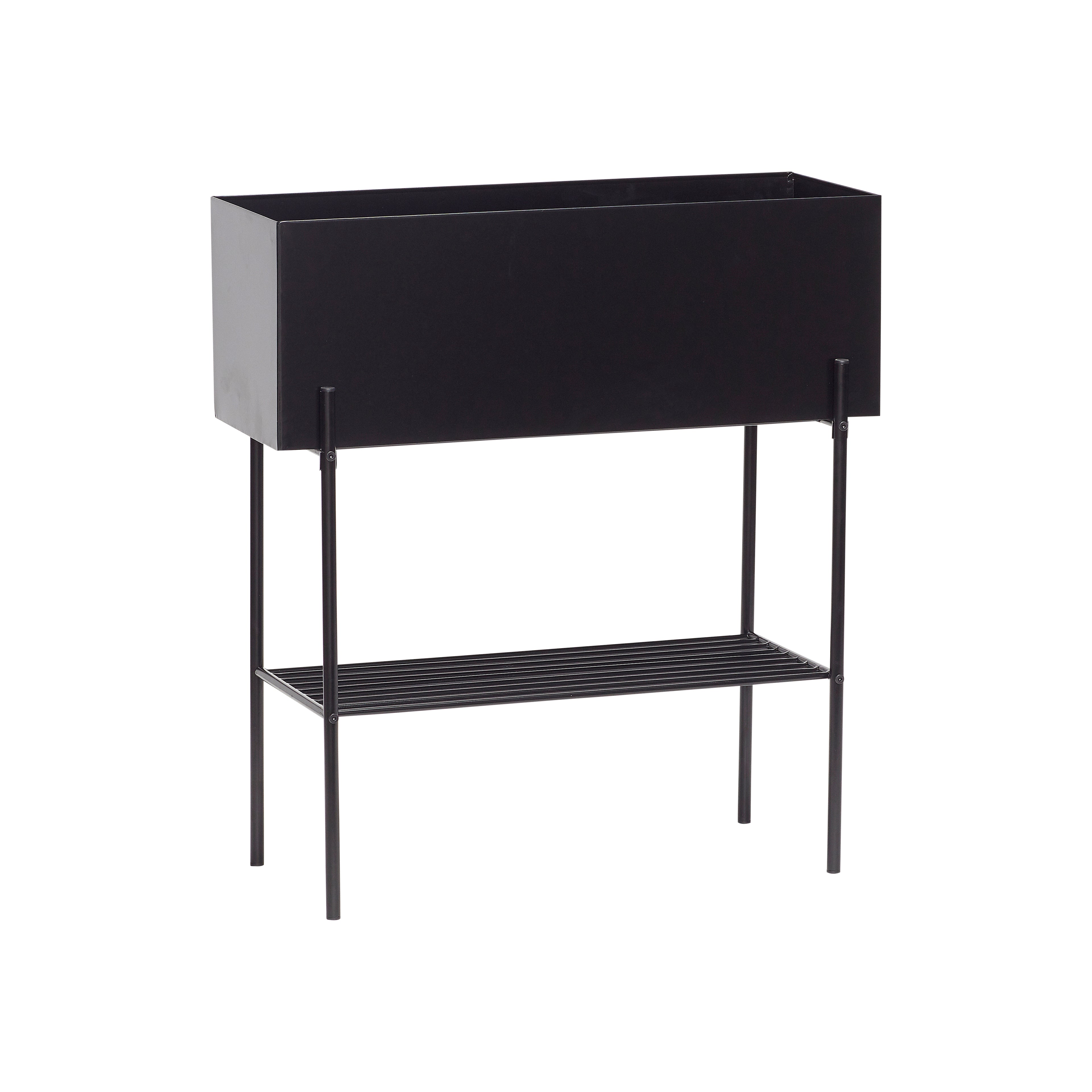 Norm Plant Box Schwarz - 70x28xh76cm