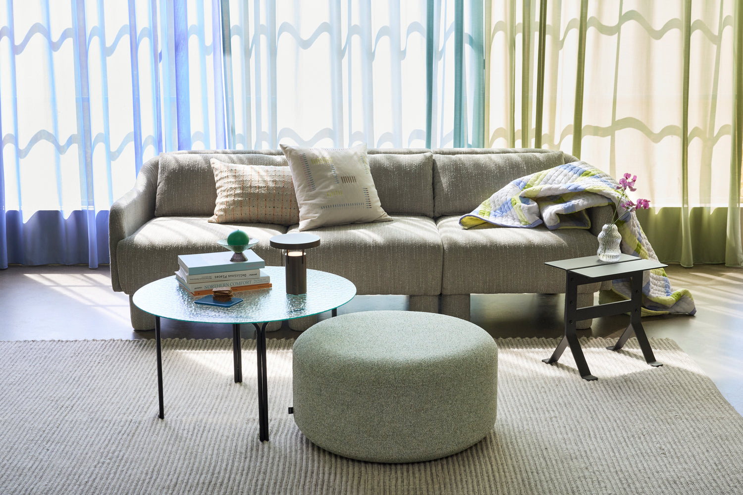 Orbit Couchtisch Schwarz - ø80xh45cm