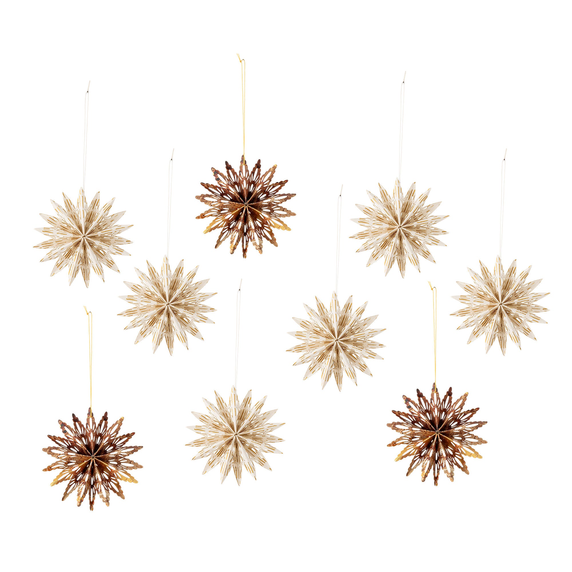 Bloomingville Star Ornament, Natur, FSC® Mix, Papier