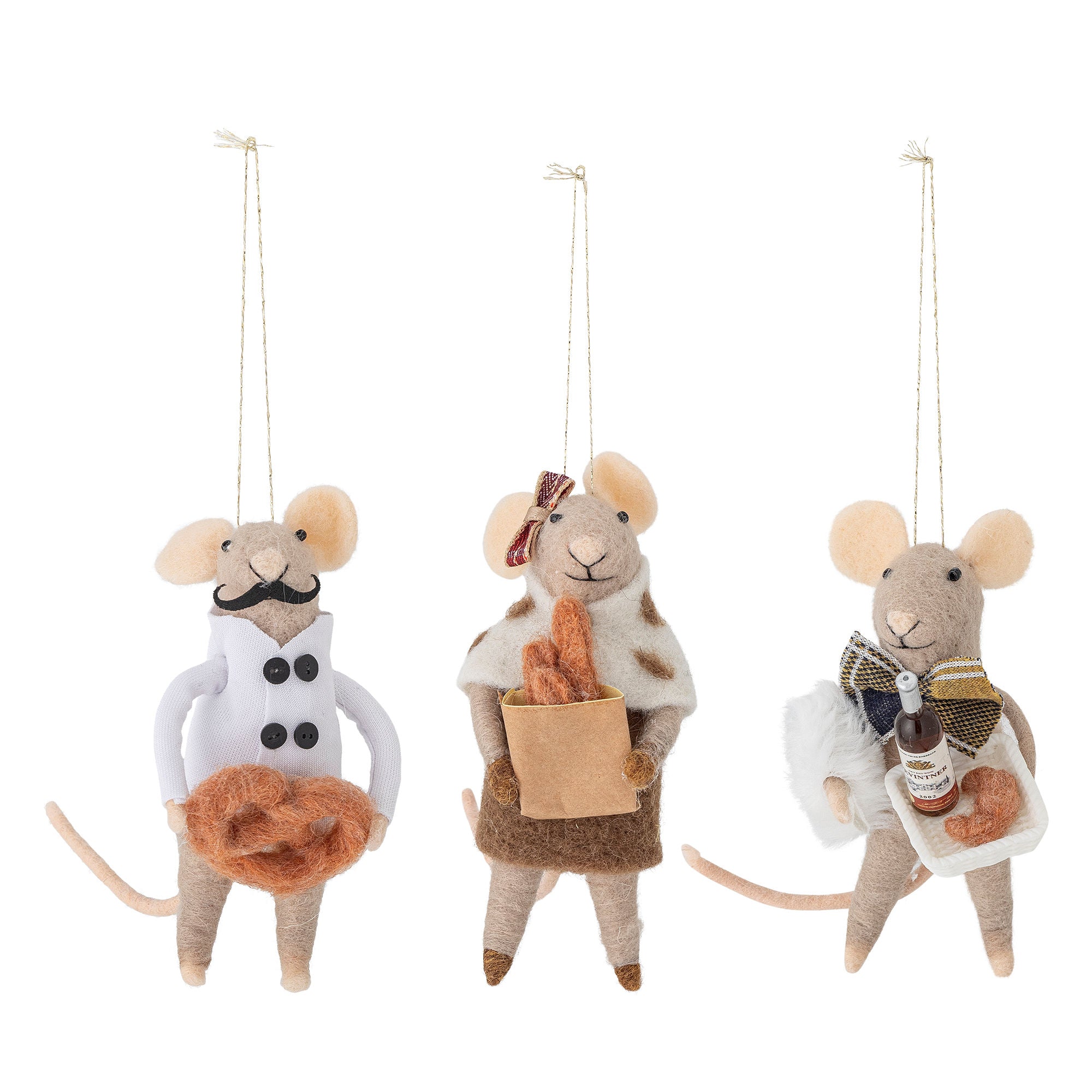 Bloomingville Peo Ornament, Natur, Wolle