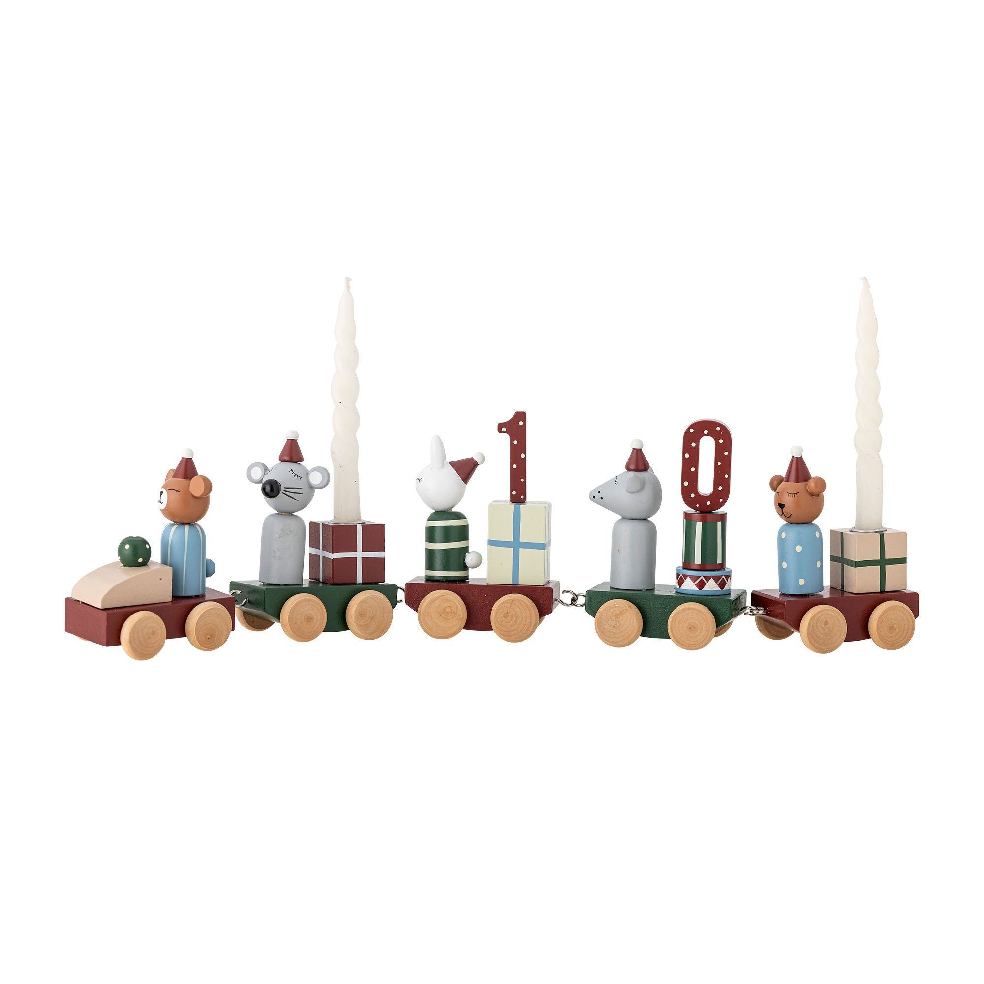 Bloomingville Junaid Deko, Rot, FSC®100%, MDF