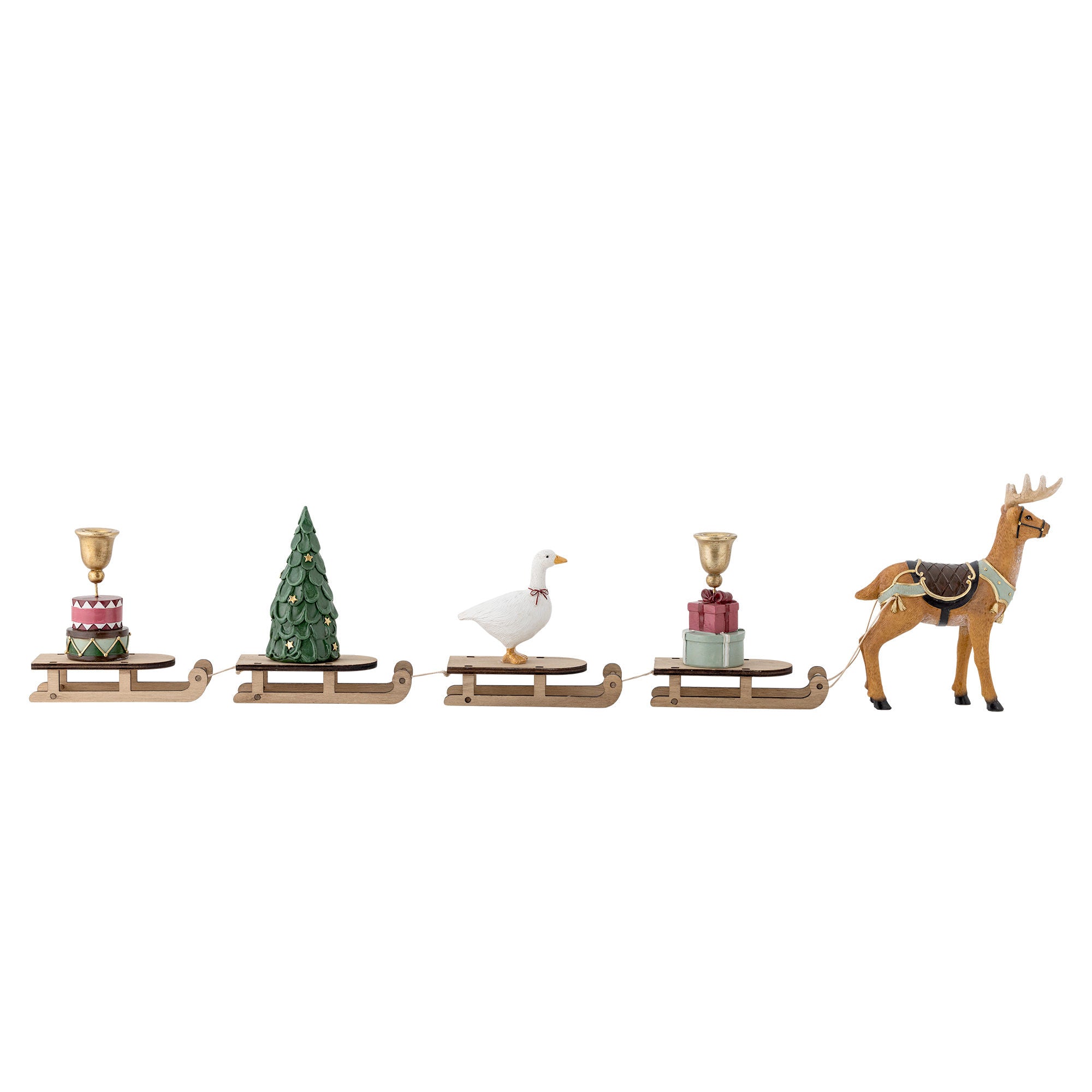 Bloomingville Dasher Deko, Grün, Polyresin