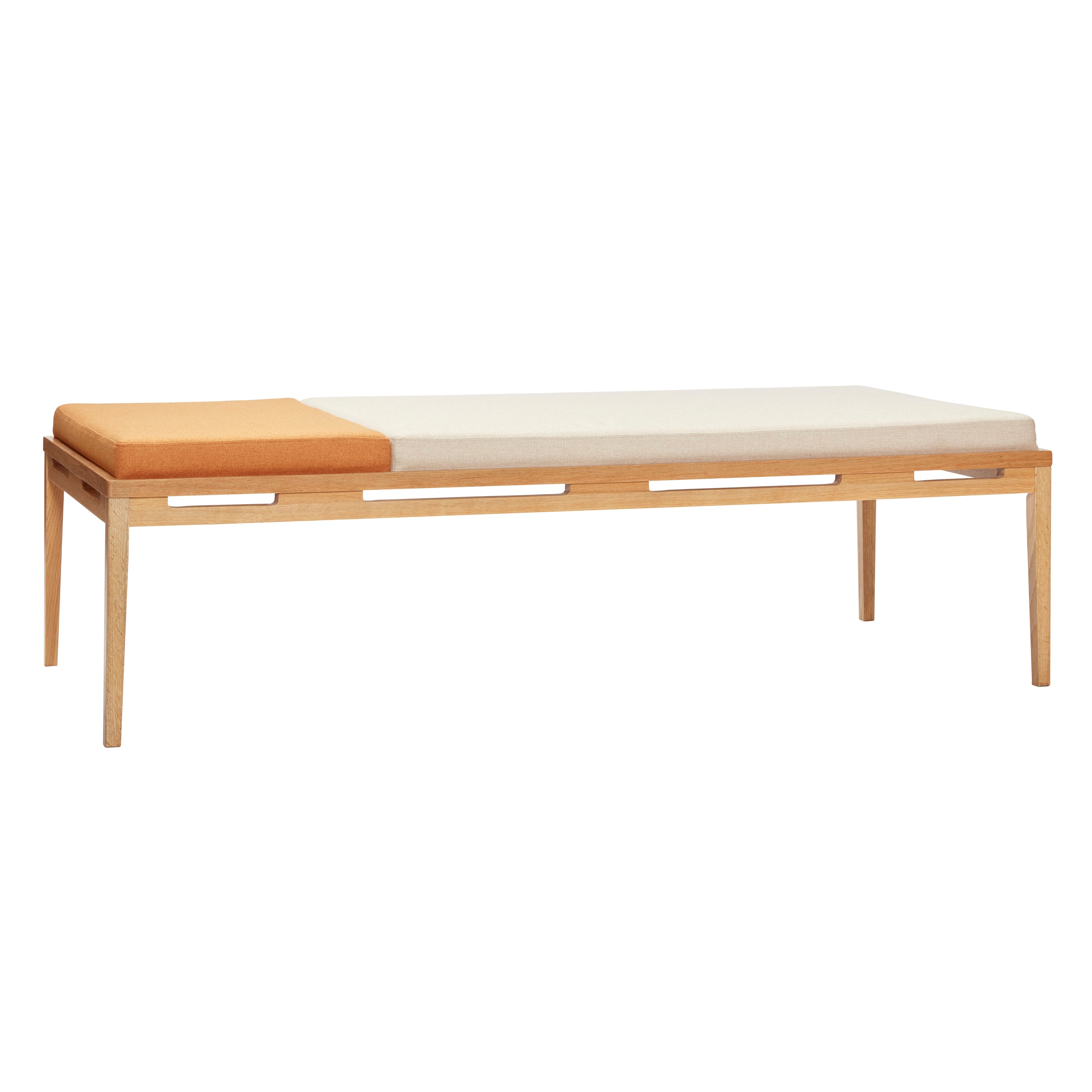 Bernsteintagbett beige/Natur - 180x80xh52cm