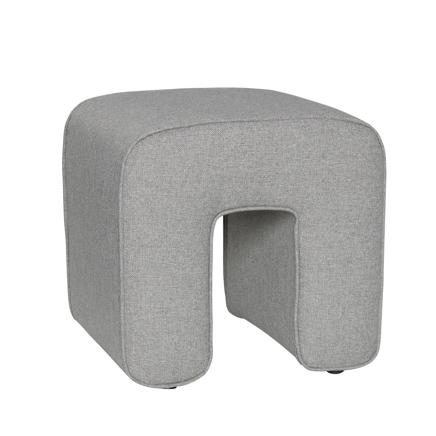 Skulptur puf grau - 45x45xh47cm