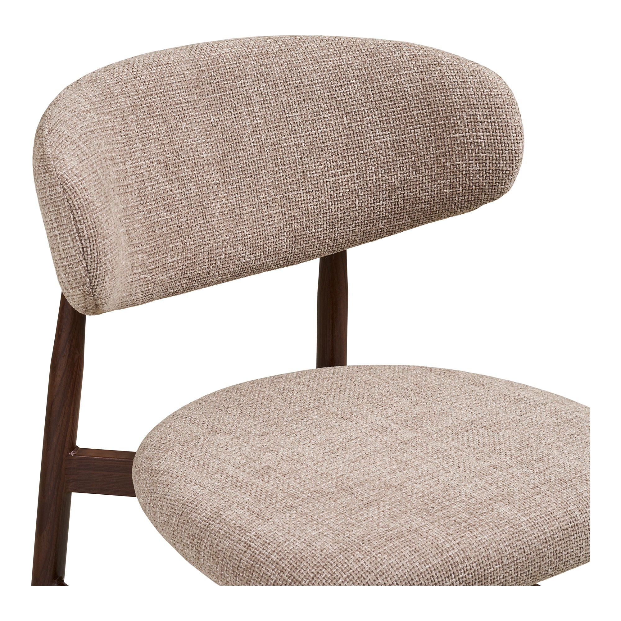Levanto Counter Chair – Thekenstuhl, Sand, Beine in Holzoptik, Walnuss HN1302