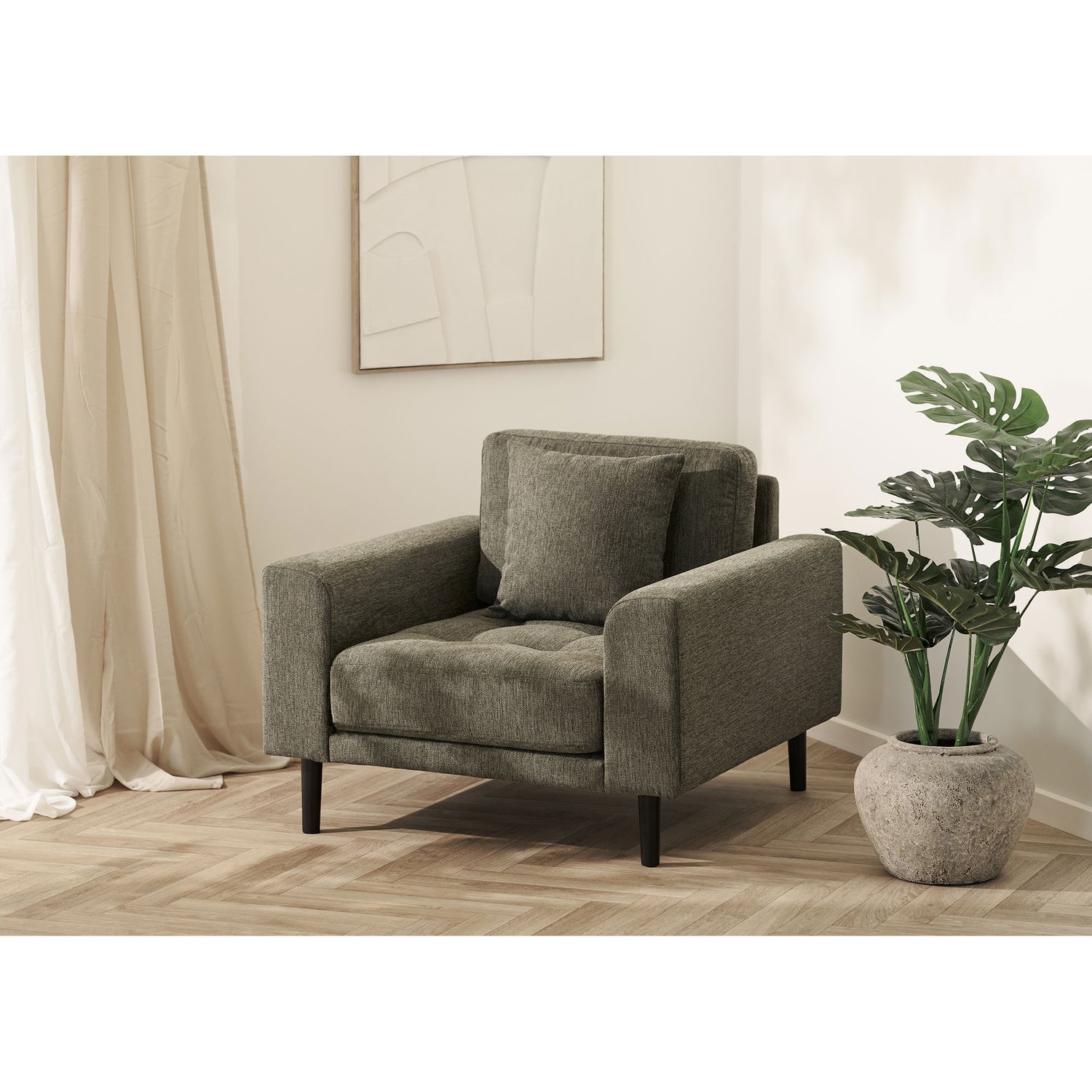 LIDO LOUNGE STUHR - Lounge Stuhl, Olive Green, HN1020