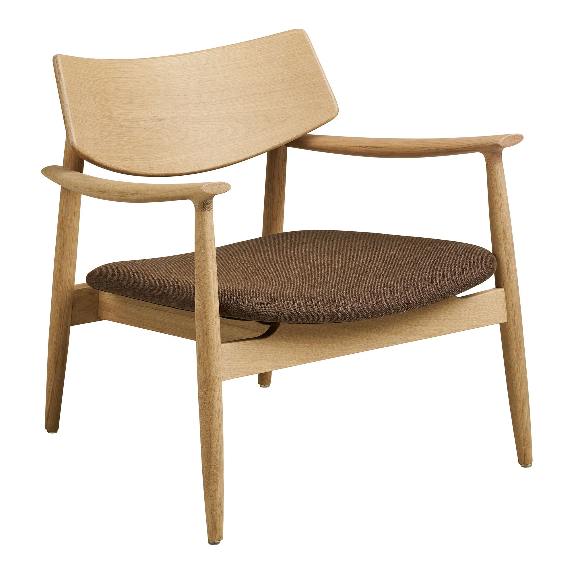 Olvera Set - Lounge Stuhl und Footstool, Nature/Brown HN1084