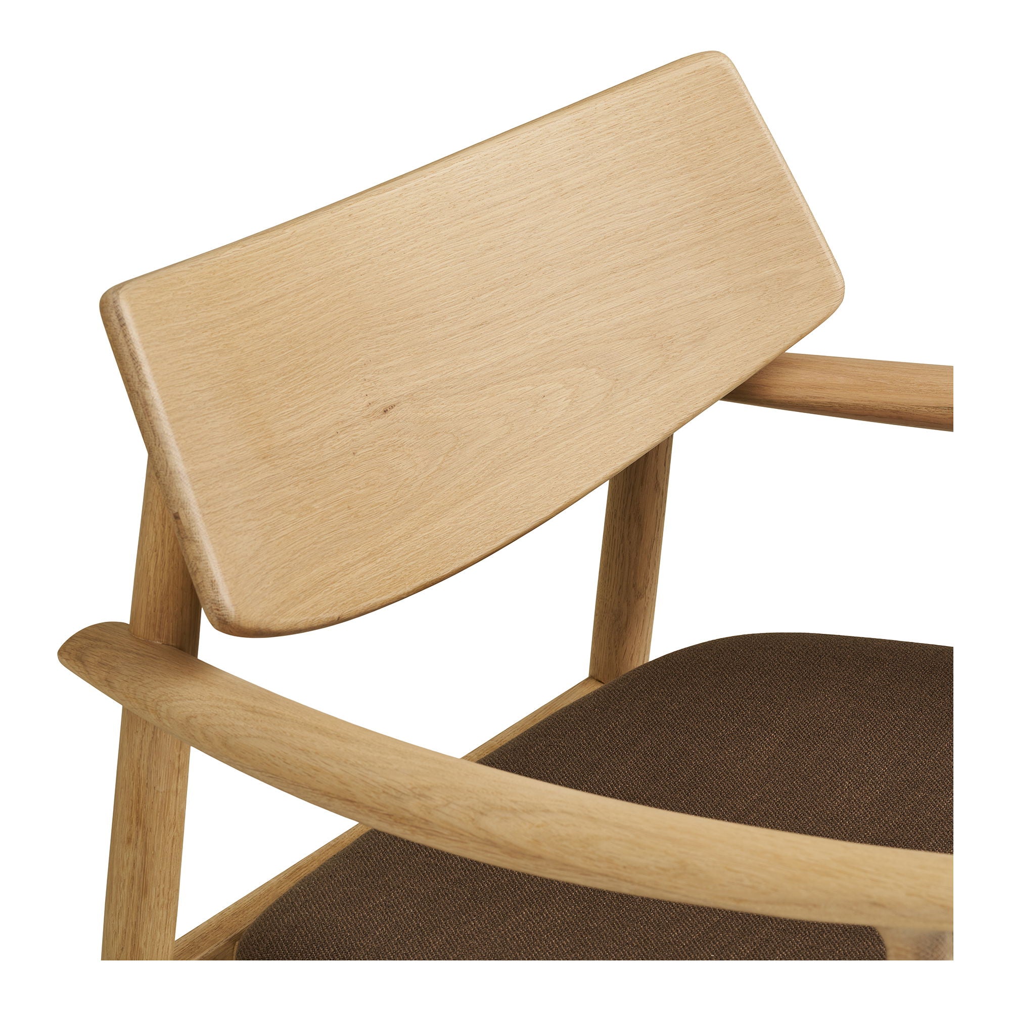 Olvera Set - Lounge Stuhl und Footstool, Nature/Brown HN1084
