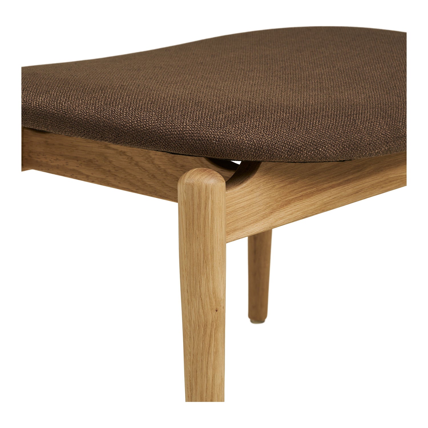 Olvera Set - Lounge Stuhl und Footstool, Nature/Brown HN1084