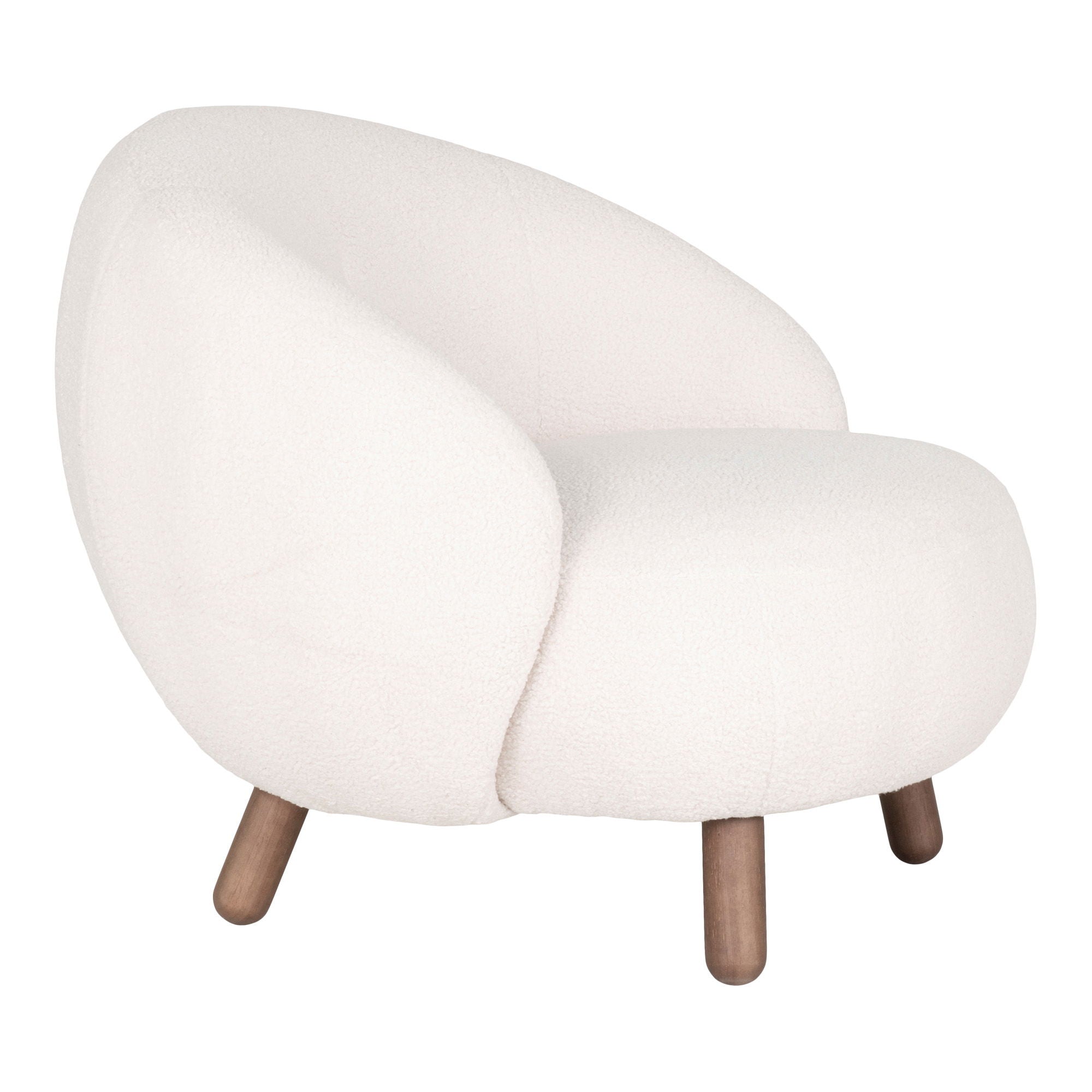 Savona Set - Lounge Stuhl und Puff, weiße HN1094