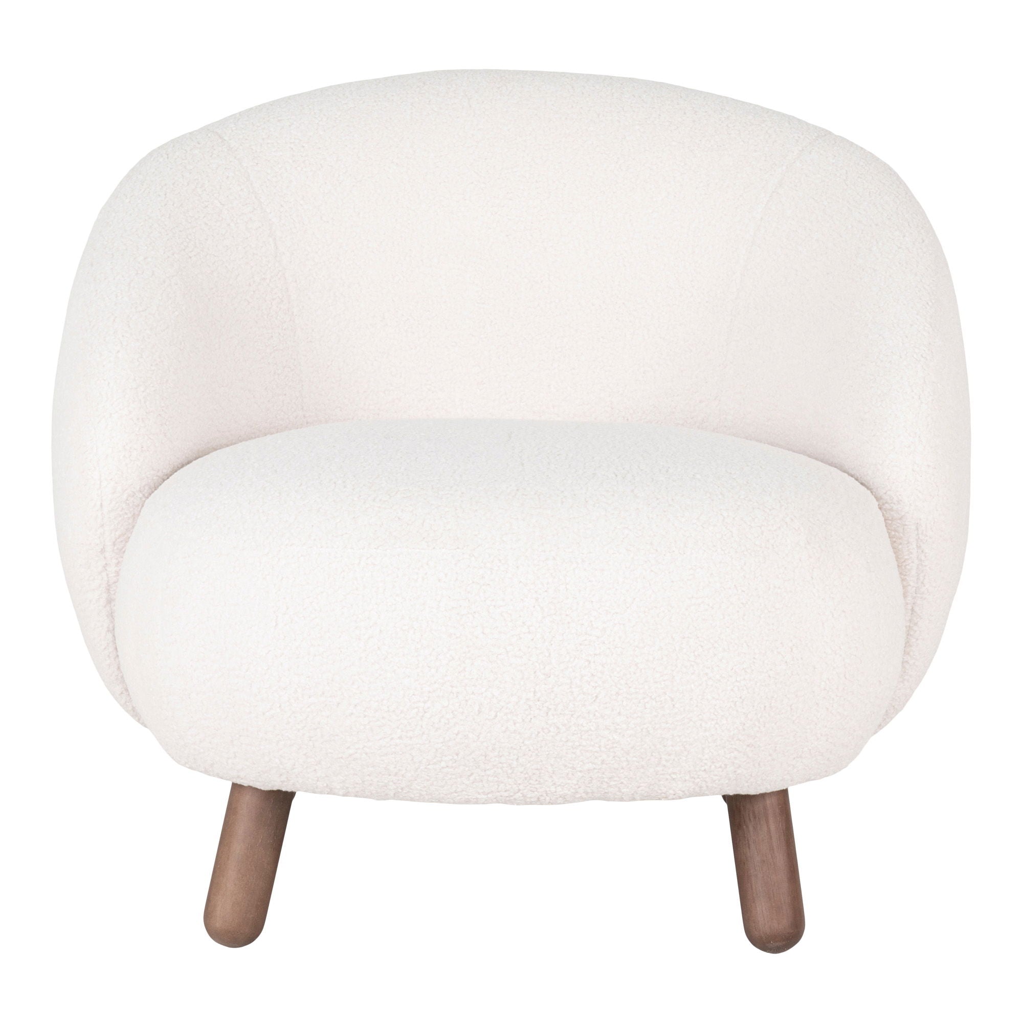 Savona Set - Lounge Stuhl und Puff, weiße HN1094