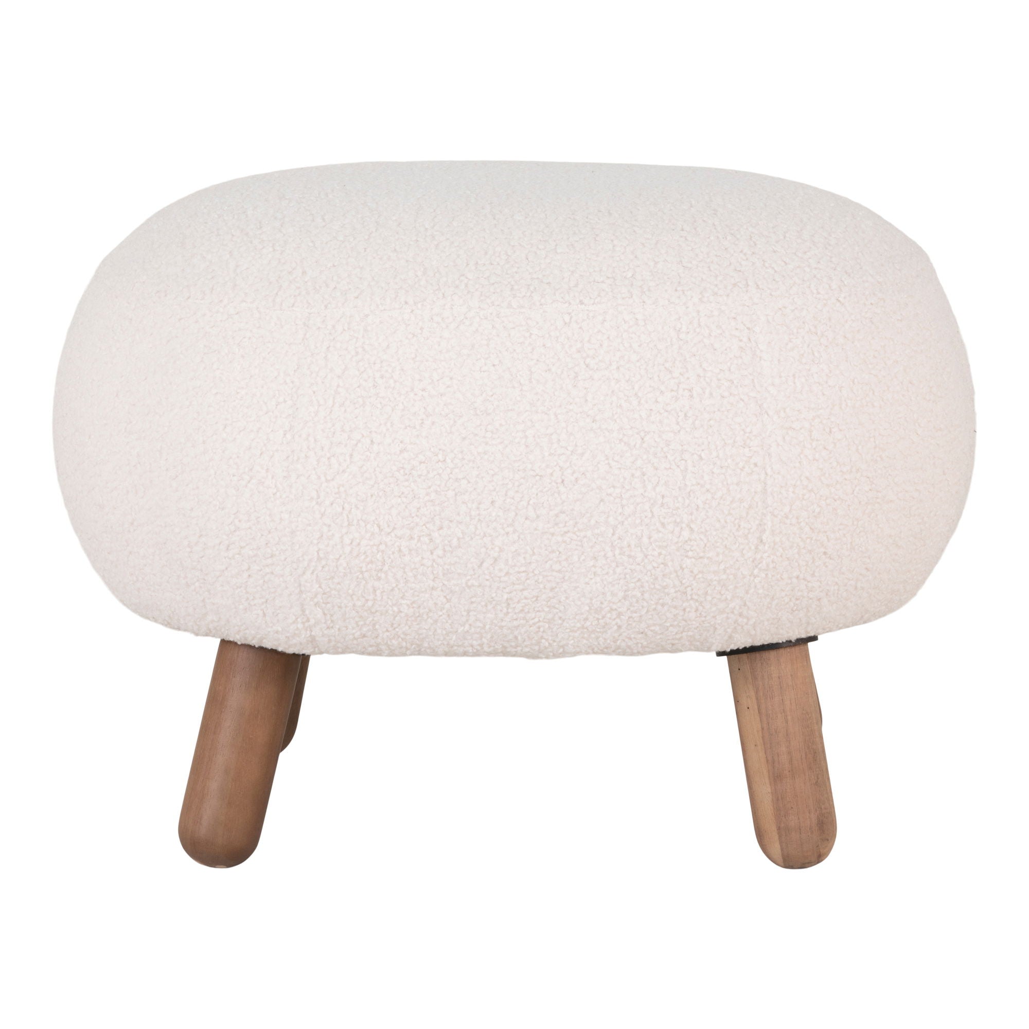 Savona Set - Lounge Stuhl und Puff, weiße HN1094