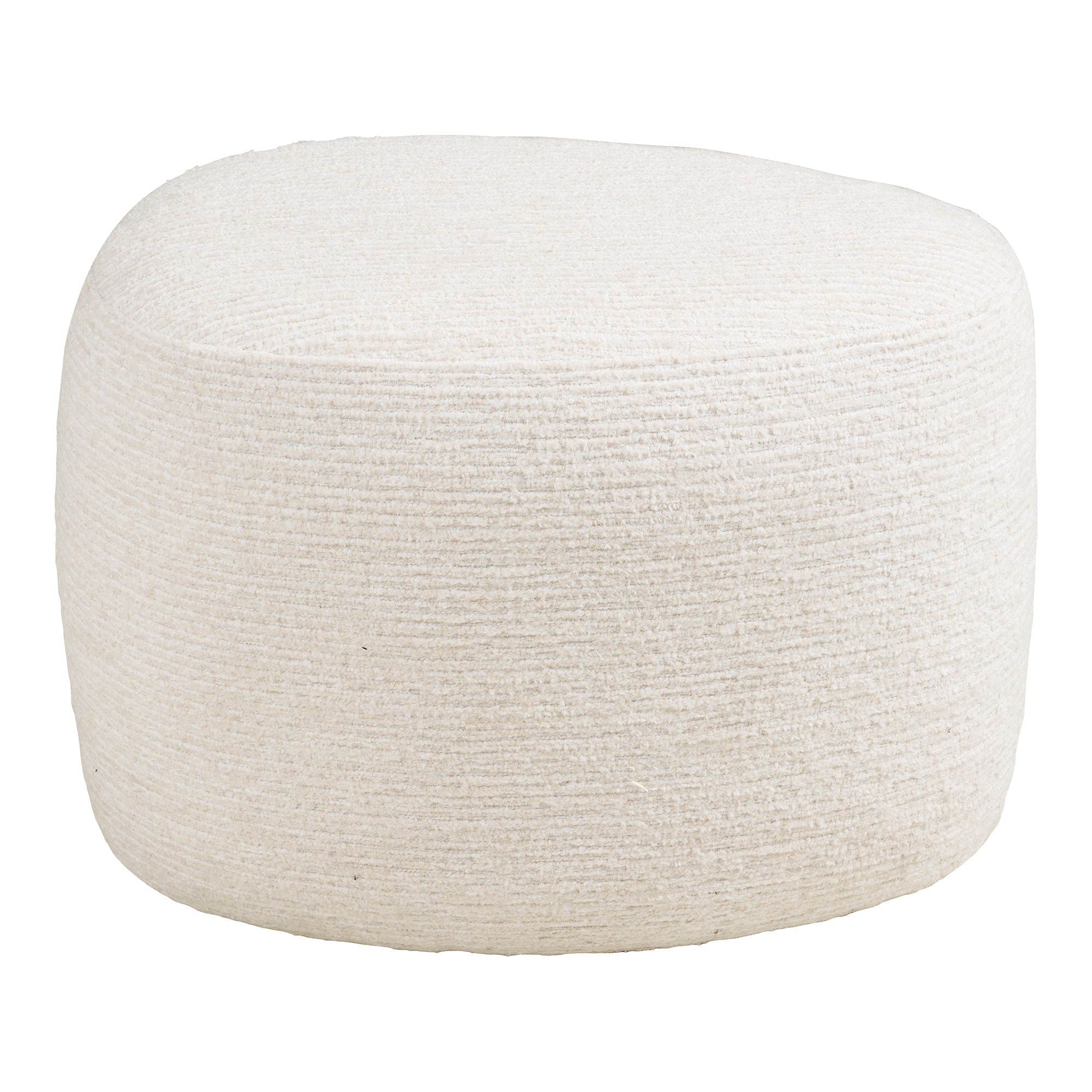 Milo Set - Lounge Stuhl und Puff, off -White HN1081