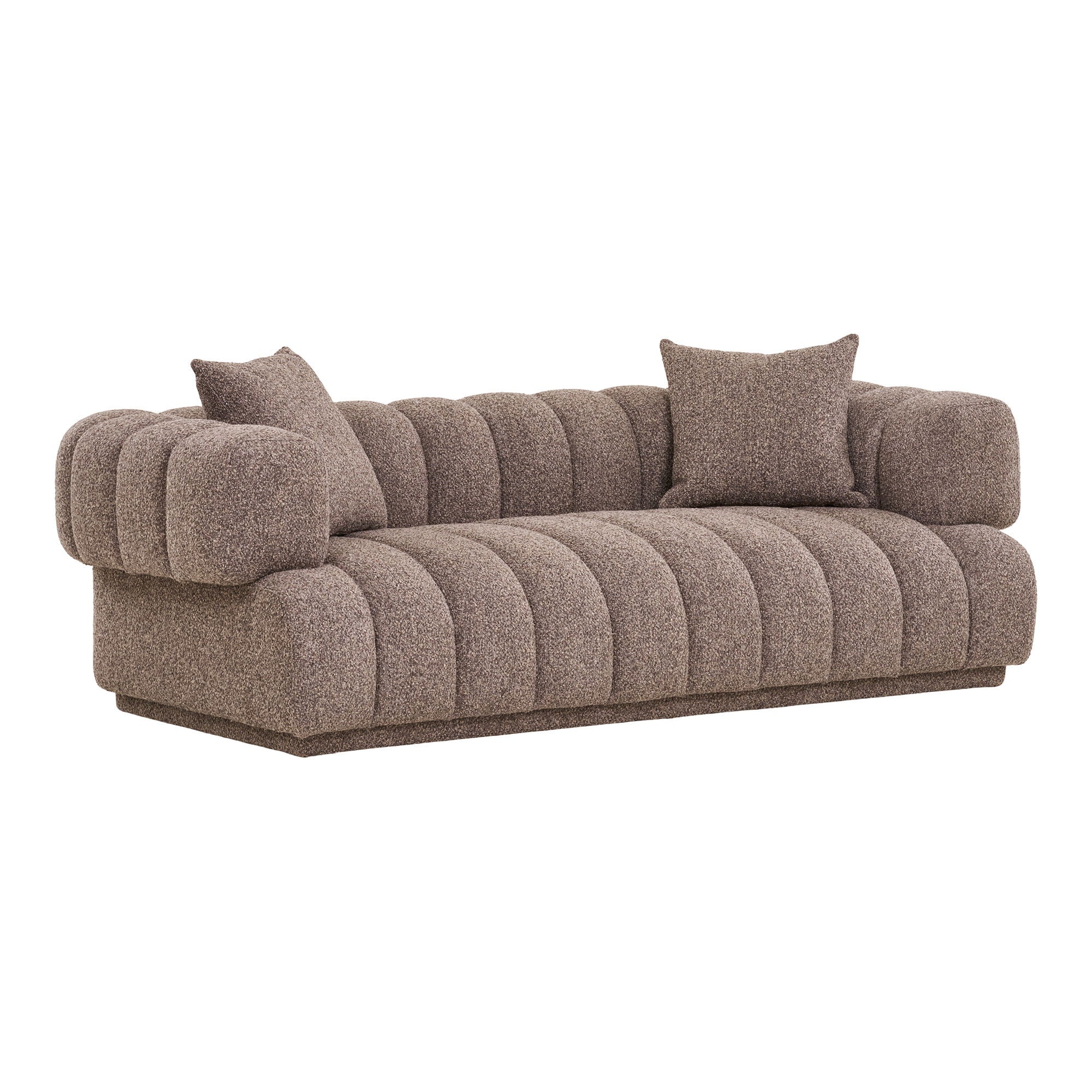 Sofa mit 2 Kissen, Braun, HN1296