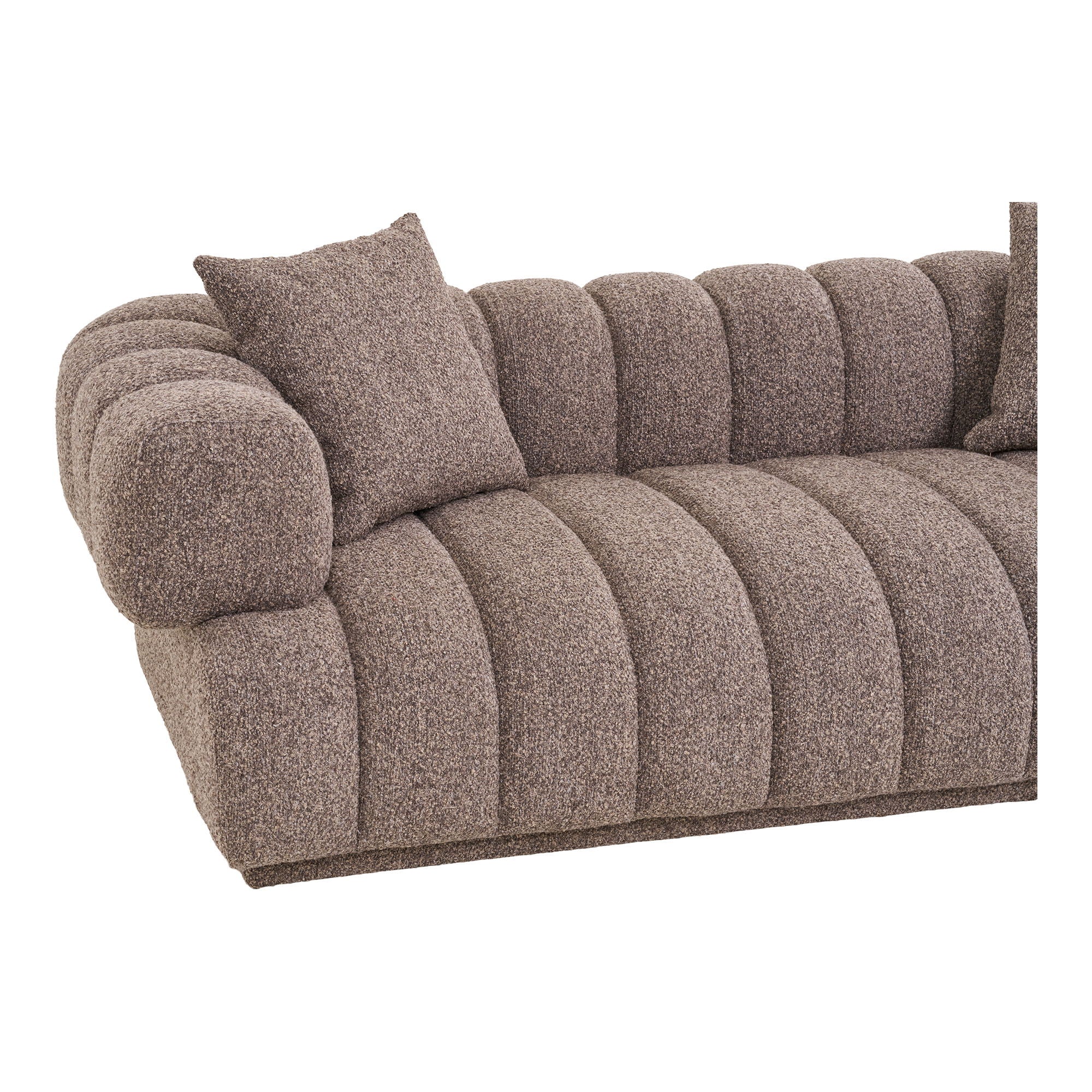 Sofa mit 2 Kissen, Braun, HN1296
