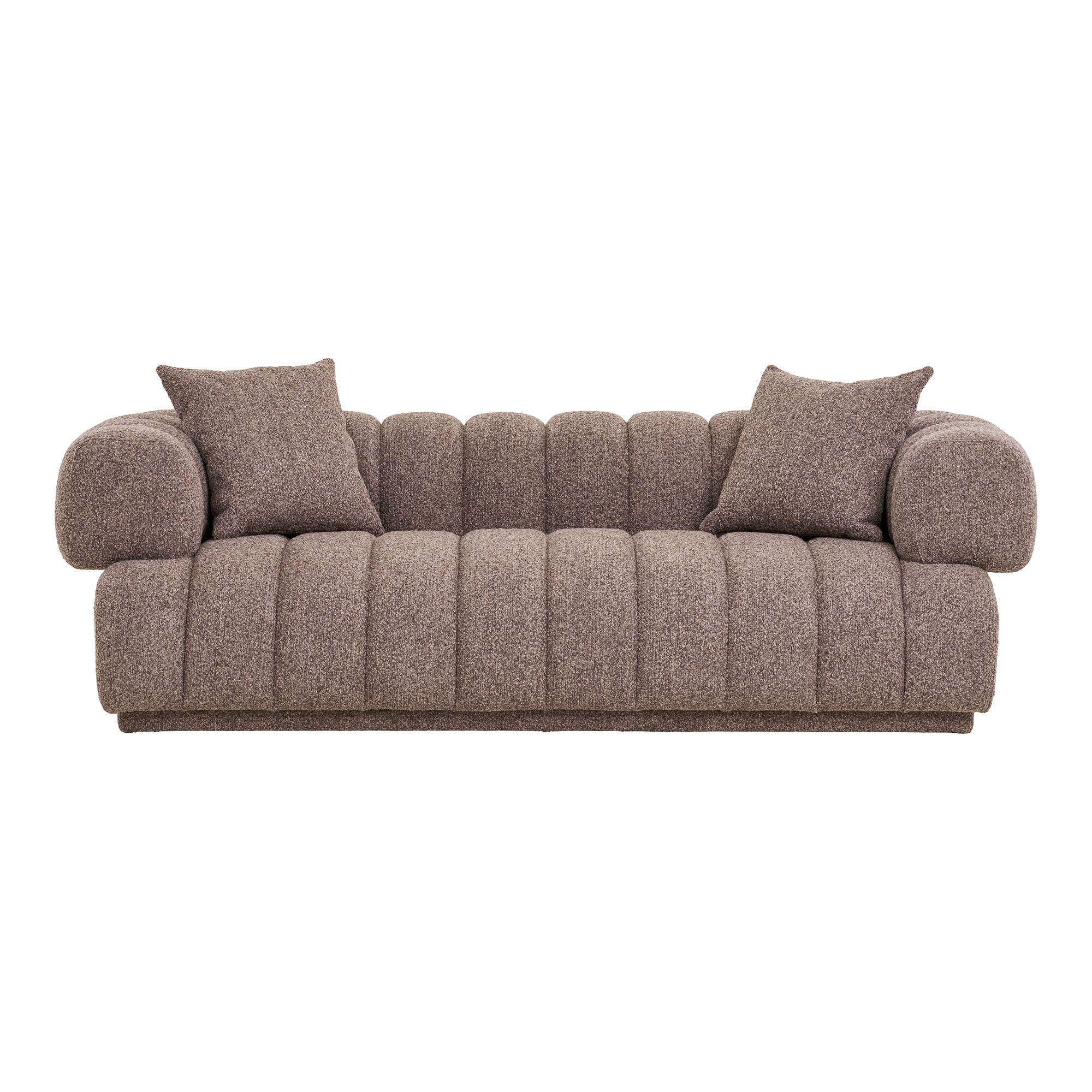 Sofa mit 2 Kissen, Braun, HN1296
