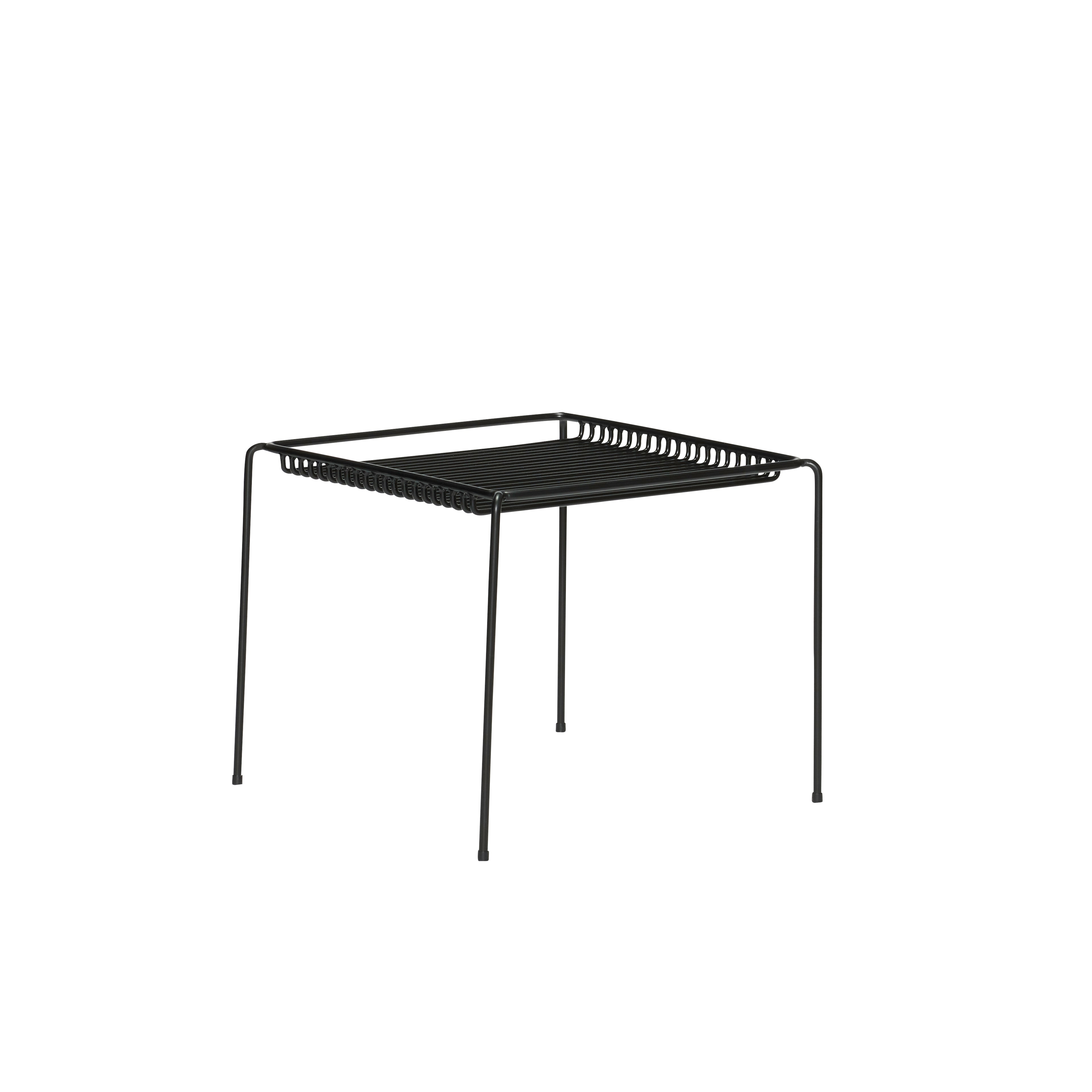 String Beistelltisch Schwarz - 51x51xh45cm