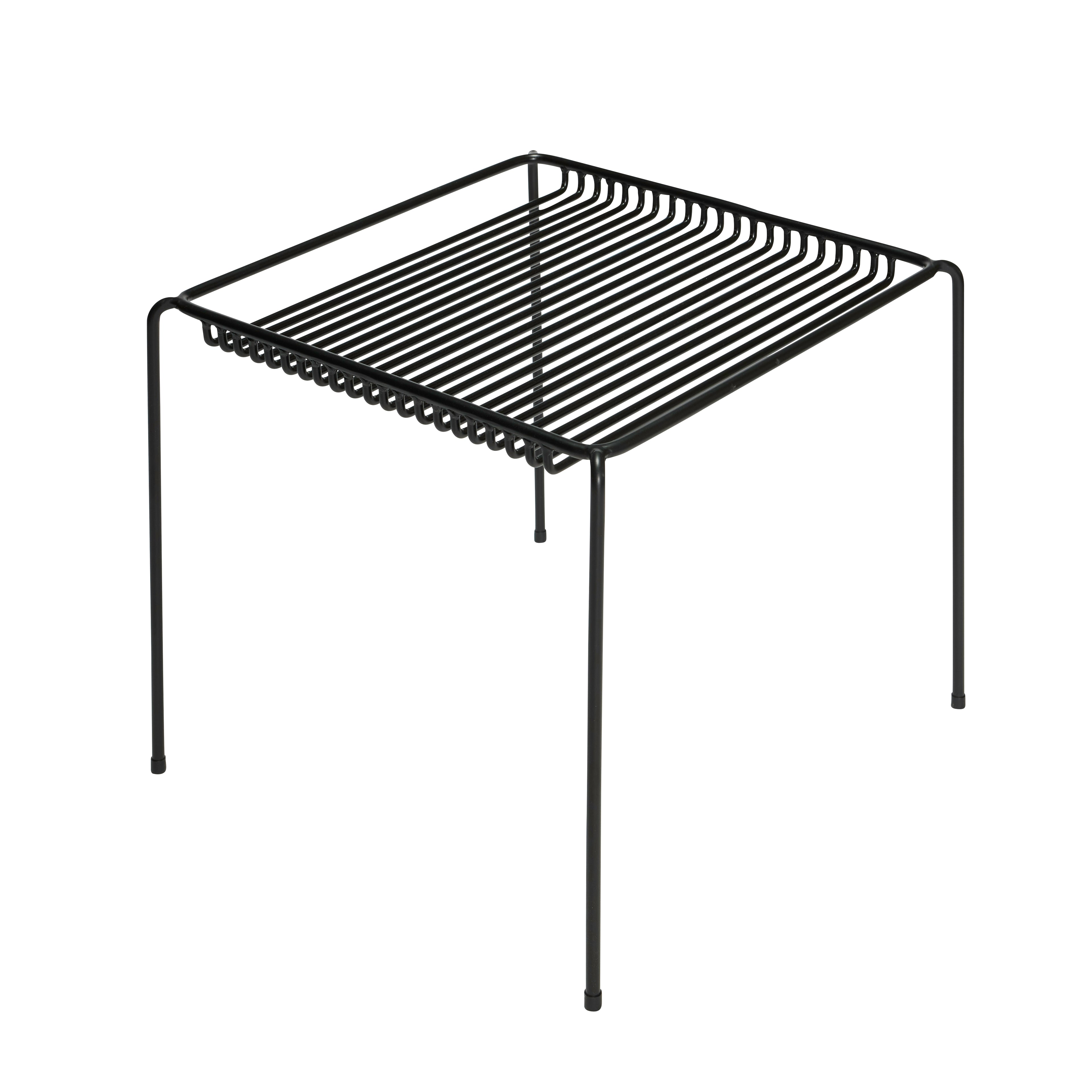 String Beistelltisch Schwarz - 51x51xh45cm