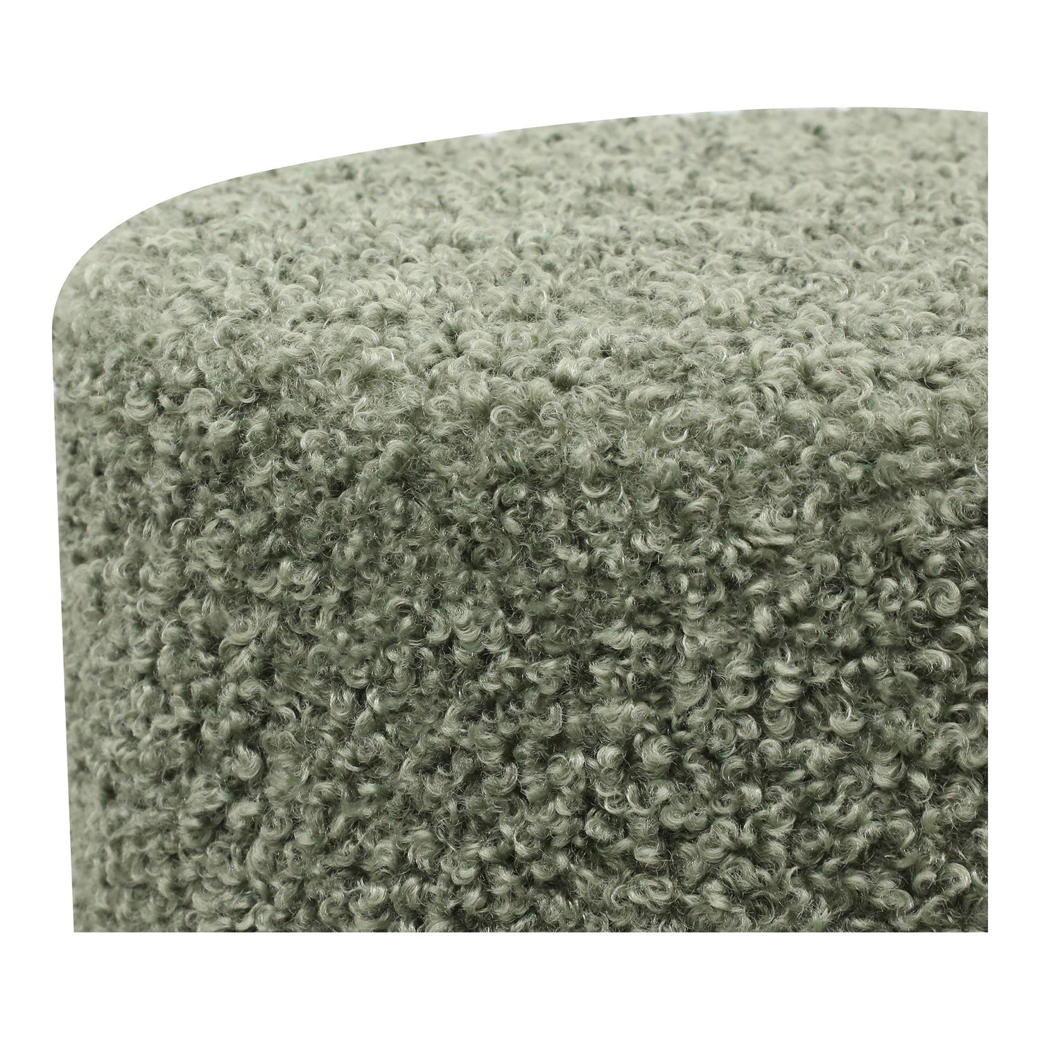 Ejby PUF - PUF, TEDDY, GREEN Ø34X36 CM, HN1301