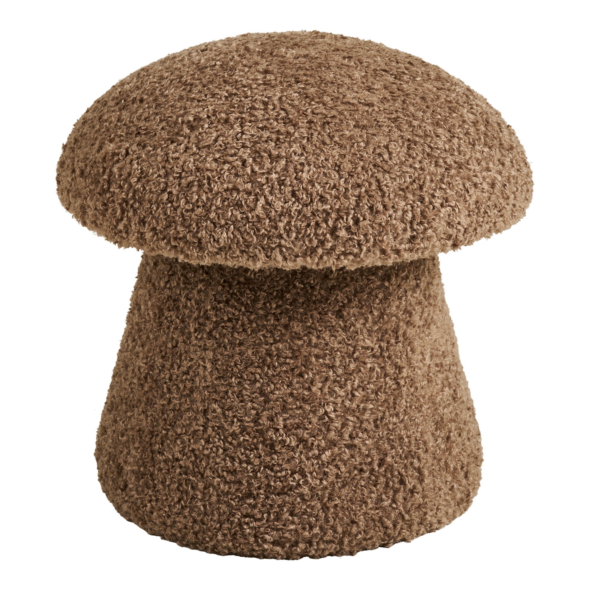 Enna PUF - PUF, Imitationsfell, Brown Ø45x45 cm, HN1062