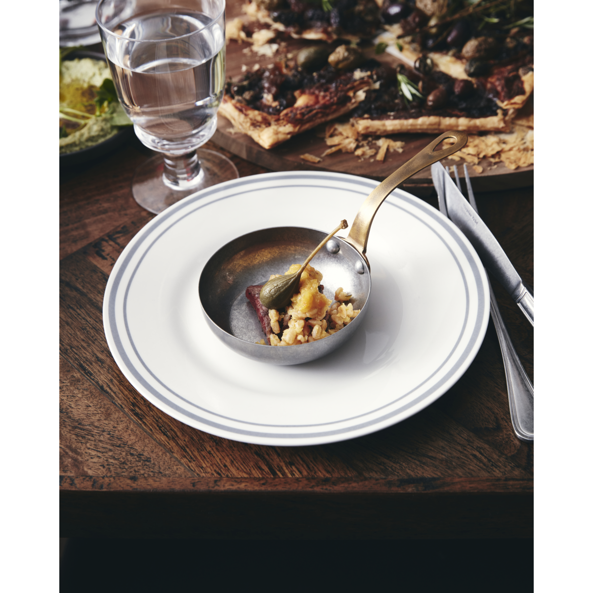 Speiseteller, NVBistro, Grau