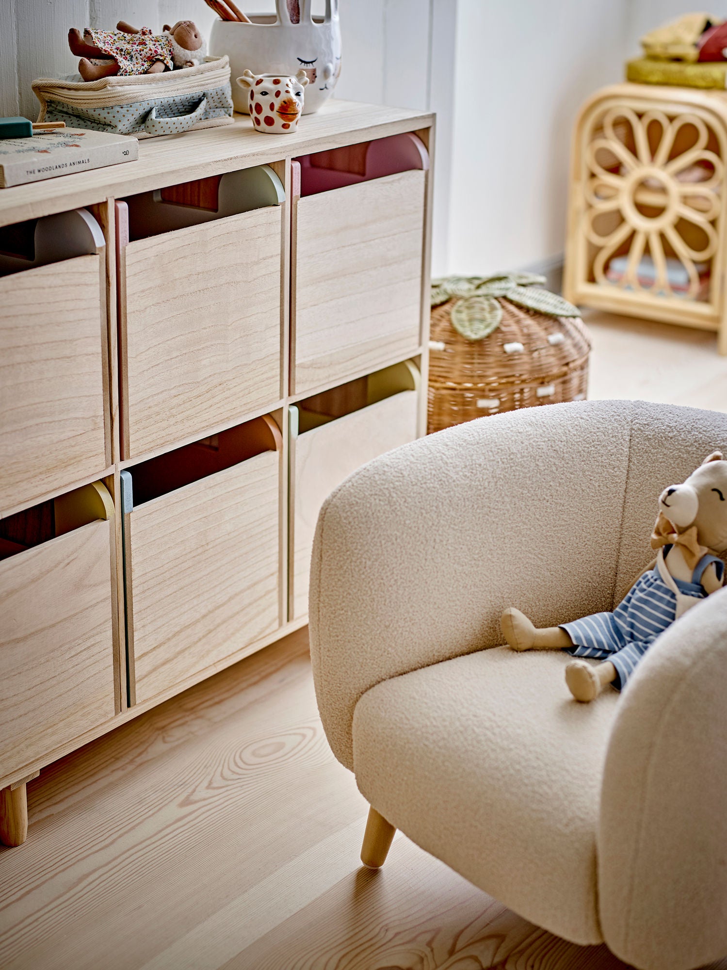 Bloomingville Mini Lara Puppe, Brown, Polyester