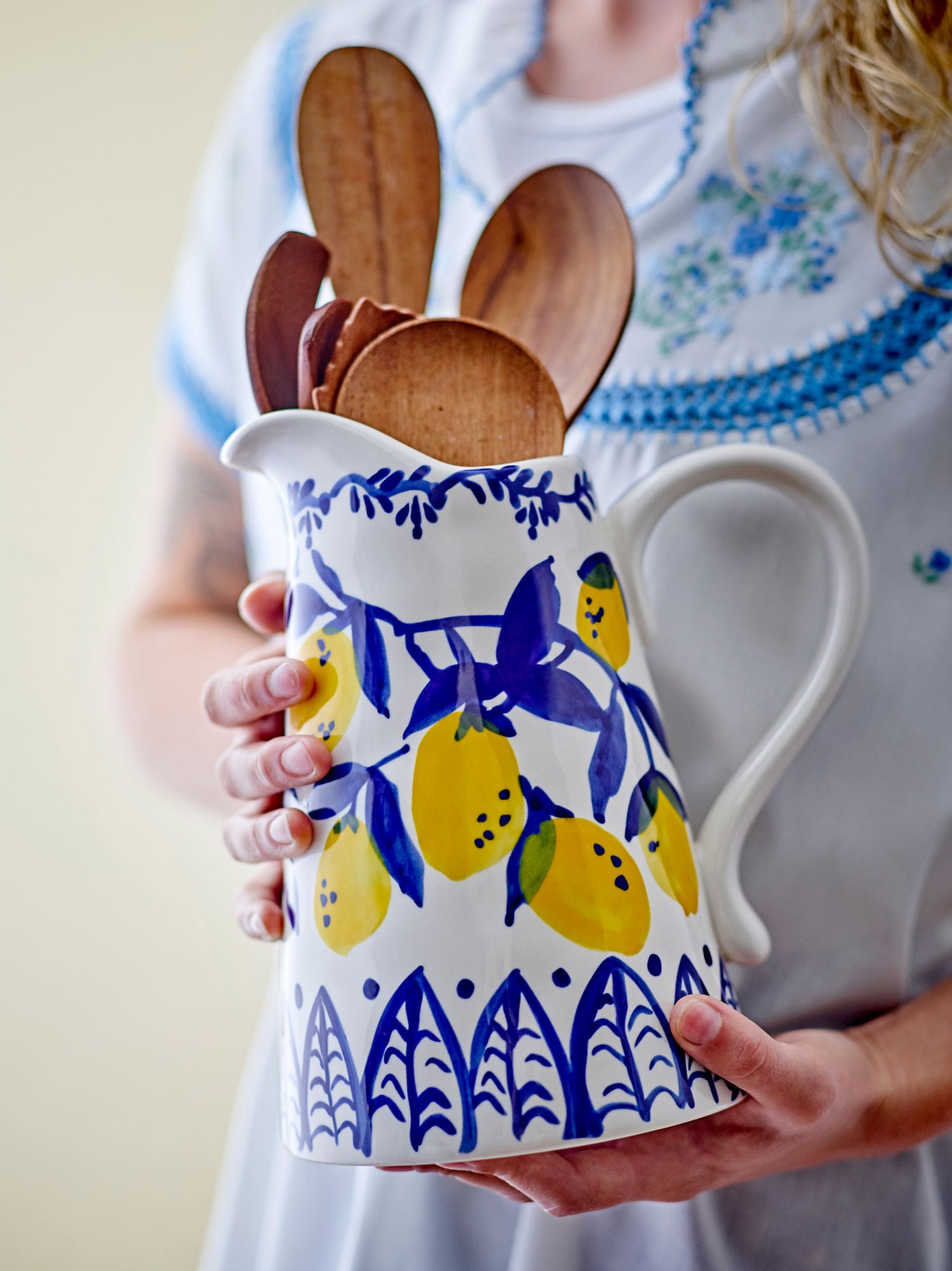 Kreative Kollektion Maxima Cander, Blau, Steinzeug