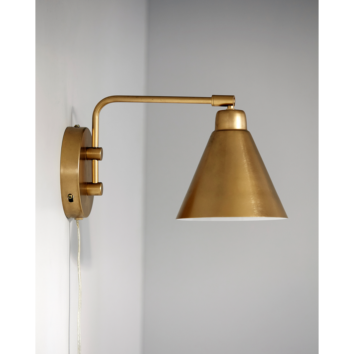 Wandlampe, HDGame, Messing