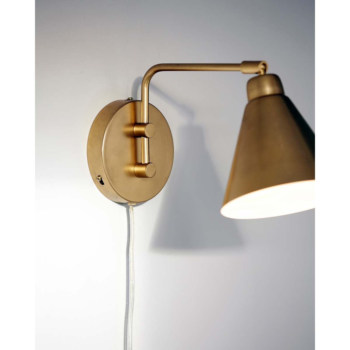 Wandlampe, HDGame, Messing