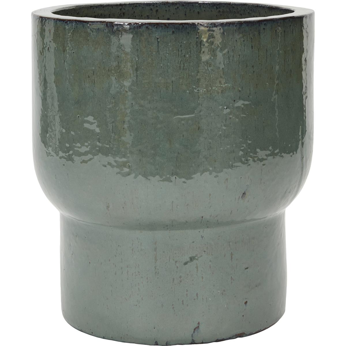 Kräutertopf, Hdterra, Grün H: 55 cm, Dia: 50 cm