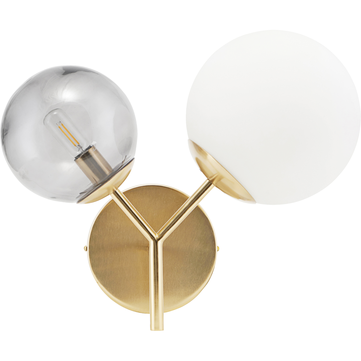 Wandlampe, Hdtwice, Messing