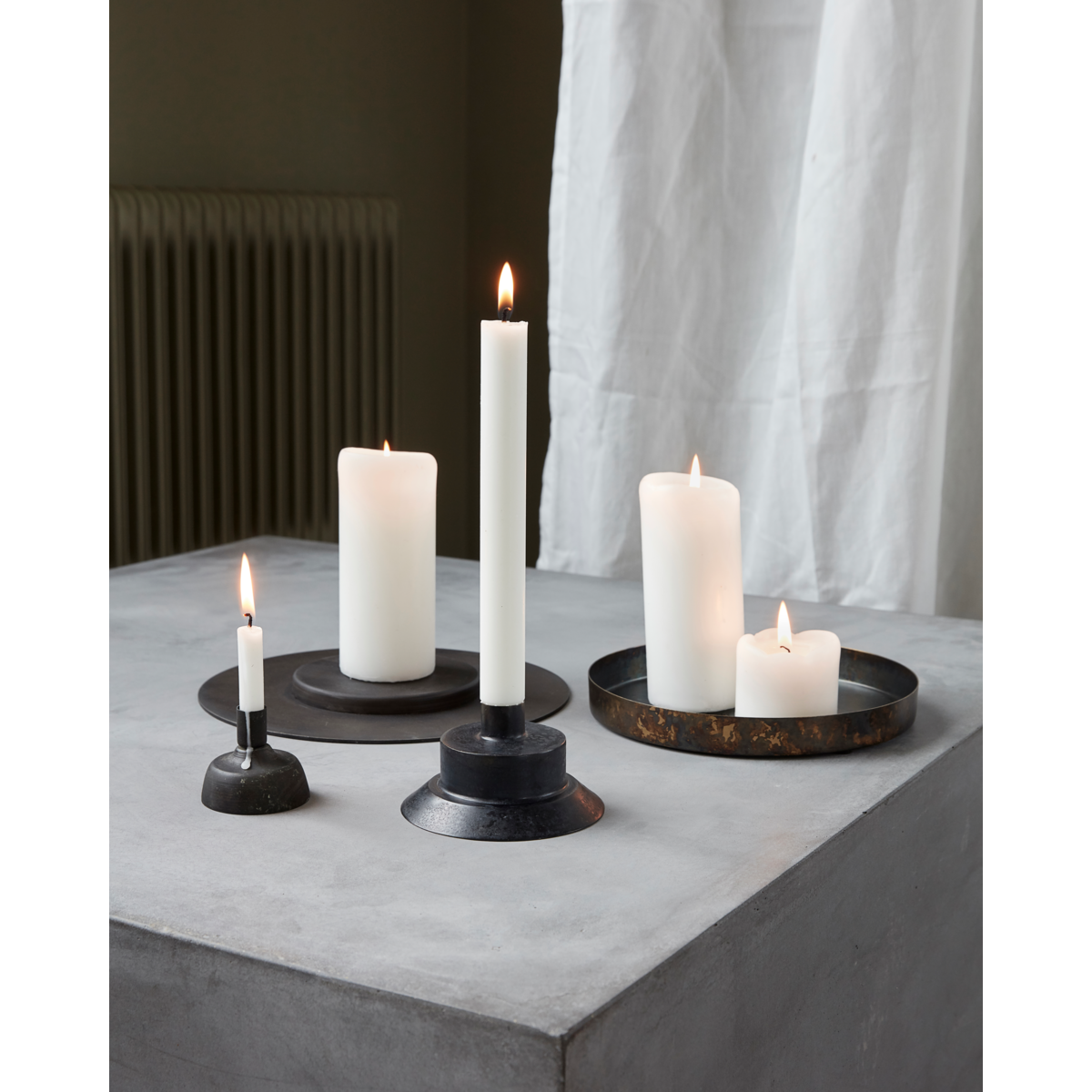 Tablett, Hdella, antikes Braun