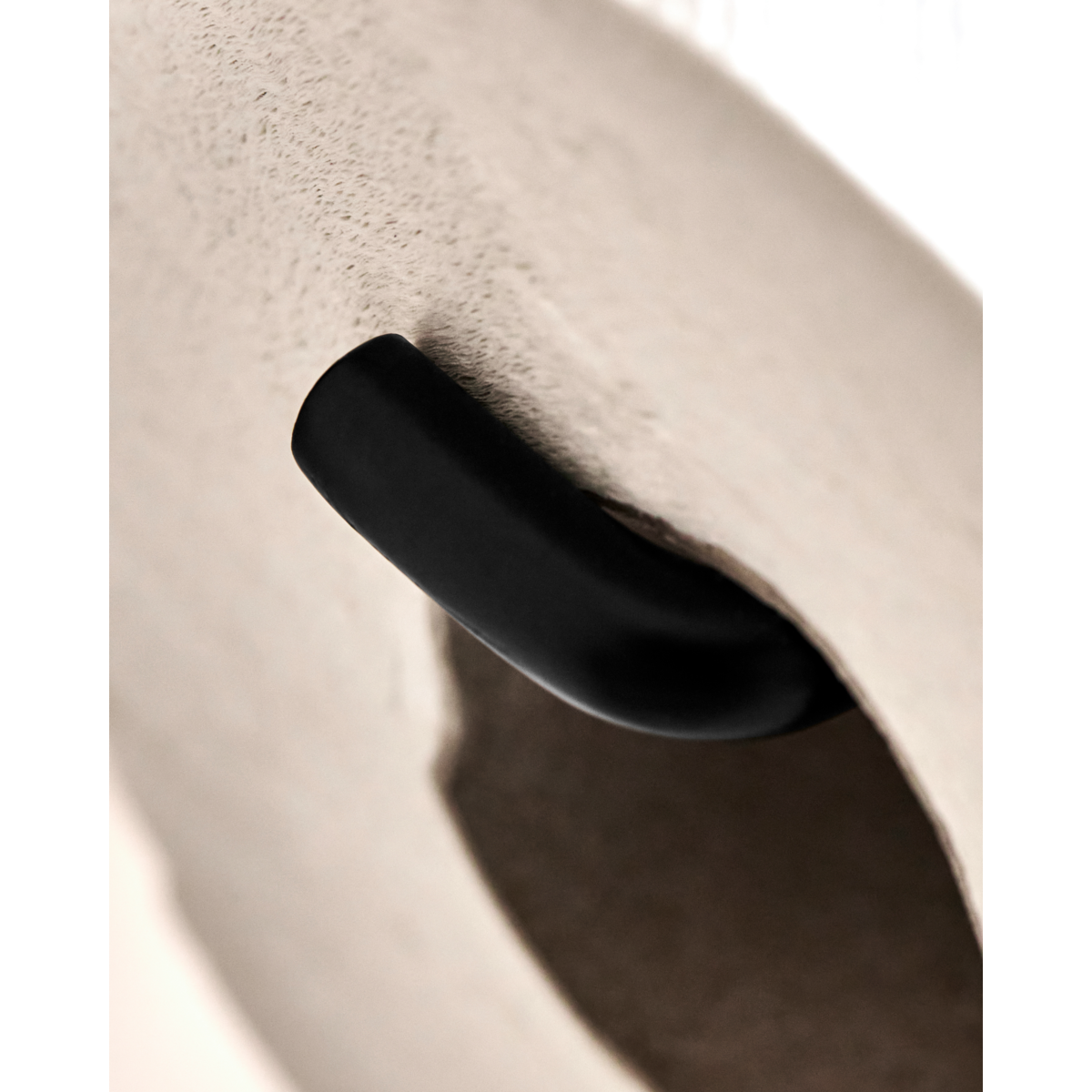 Toilettenpapierhalter, hdpathy, schwarz