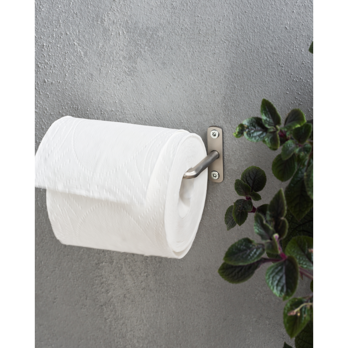 Toilettenpapierhalter, Hdwelo, gebürstete silberne Finish