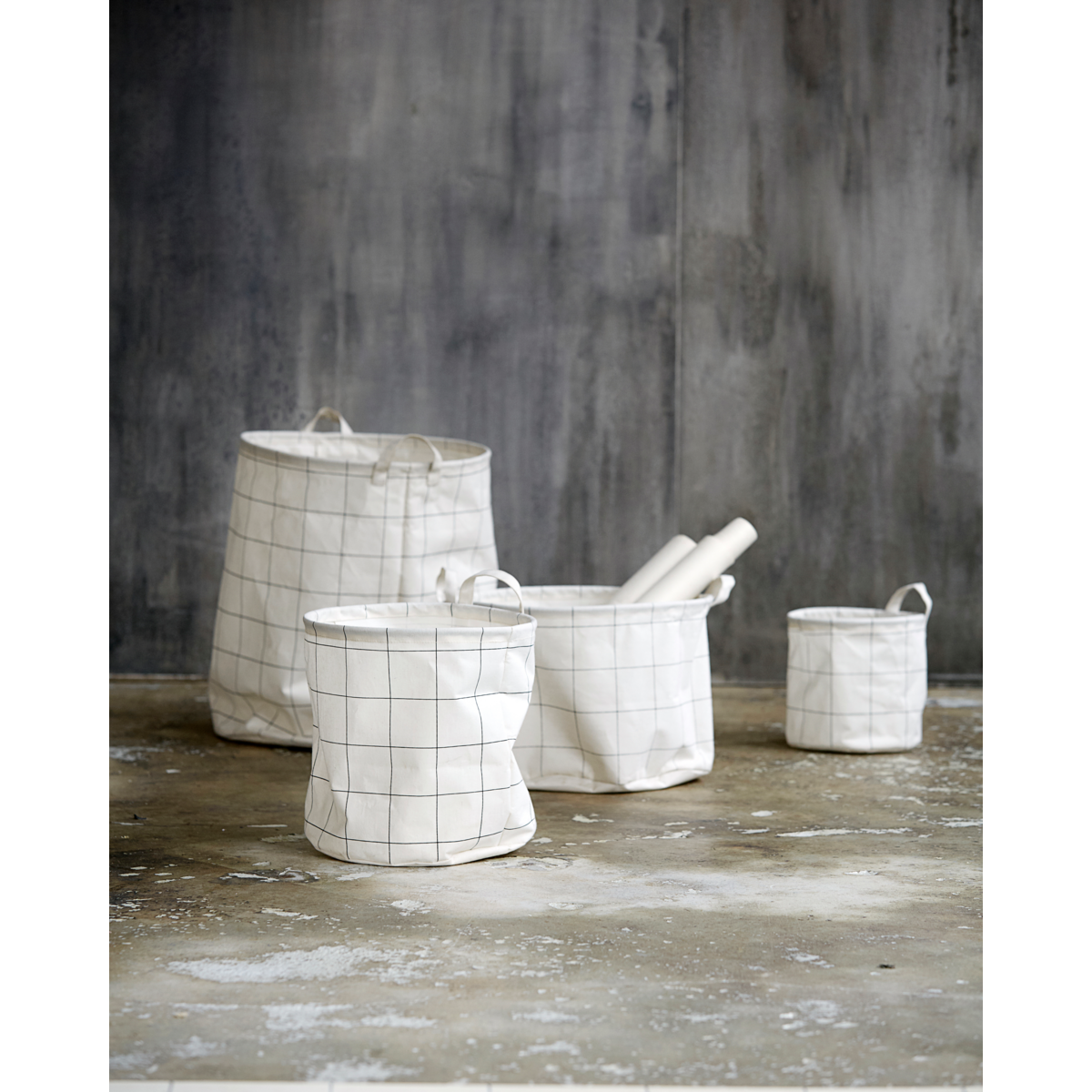 Waschbeutel, Hdsquares, Weiß und Schwarz