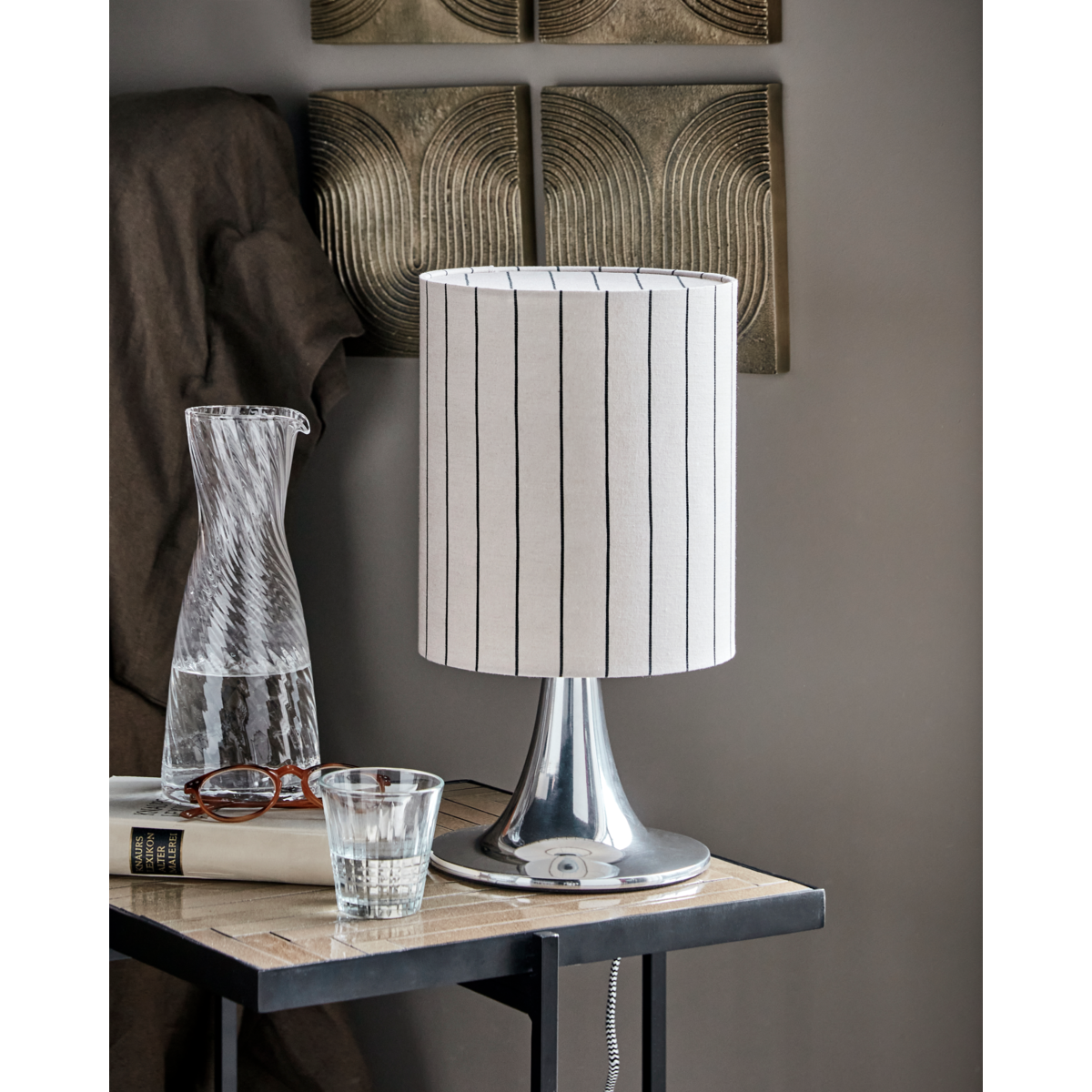 Tischlampe, Hdtulip, Silber Finish