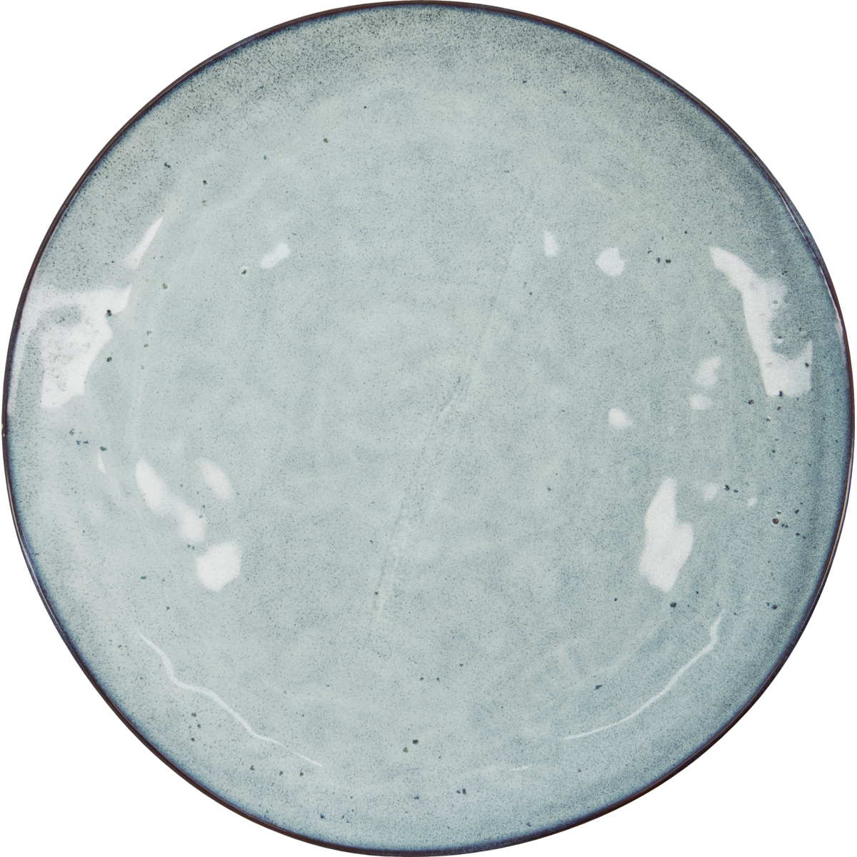 Teller, Hdrustic, grau; Blau
