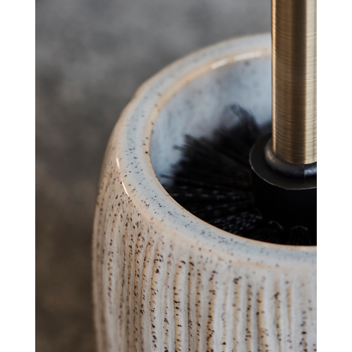 Toilettenbürste, Hddeco, rohes Weiß