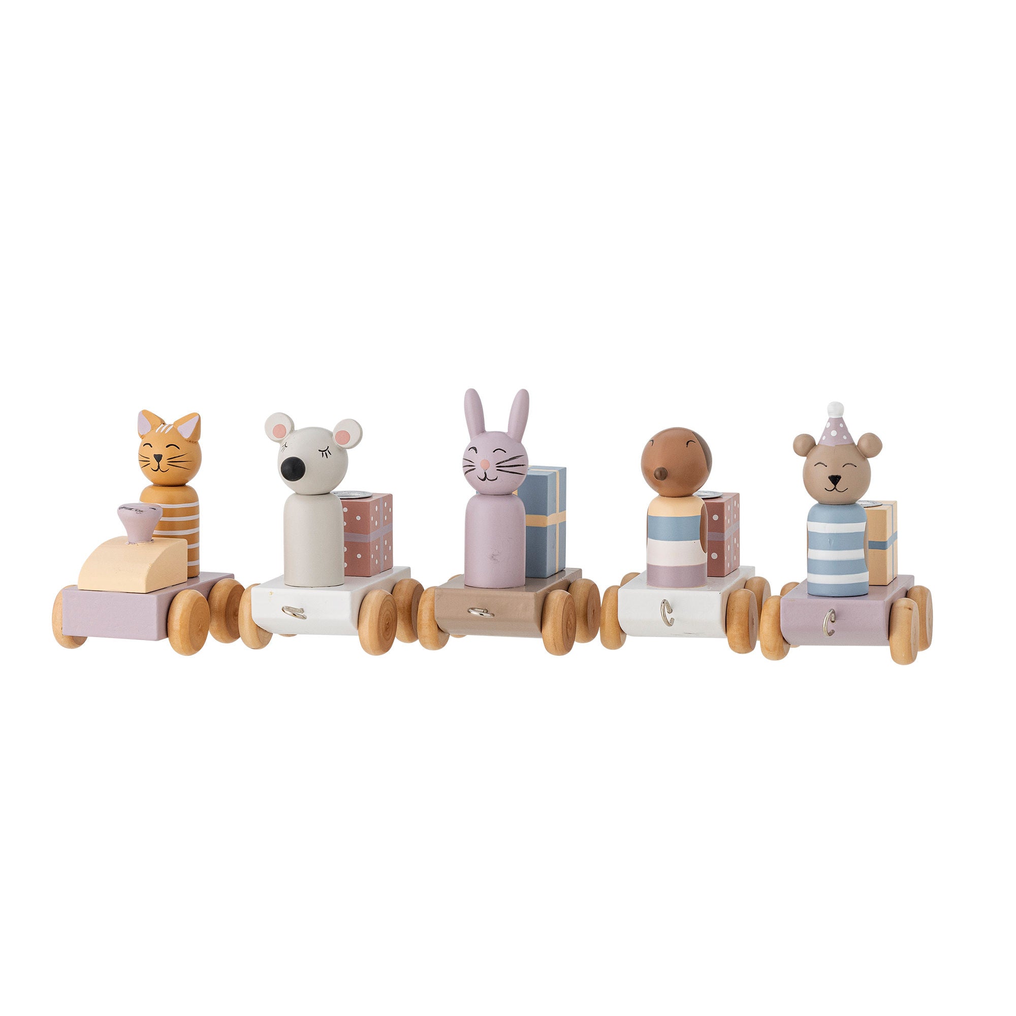 Bloomingville Mini Junaid Geburtstagdekoration, Rosa, FSC®100%, MDF