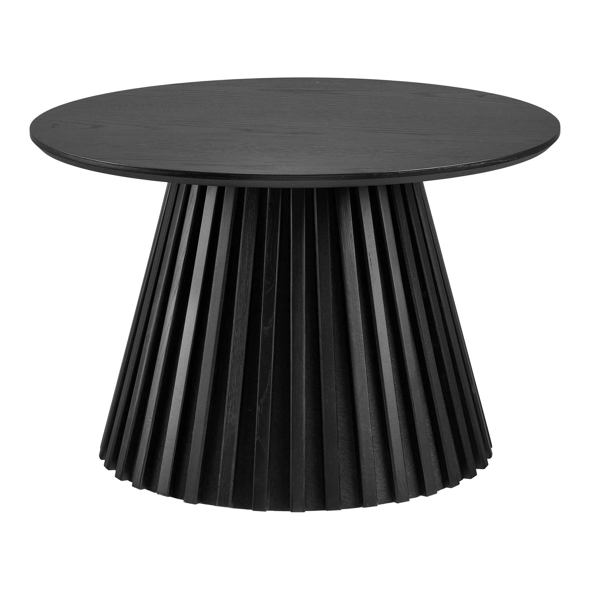 Osaka Couchtisch - Couchtisch, Eichenfurnier, schwarz Ø70x45 cm