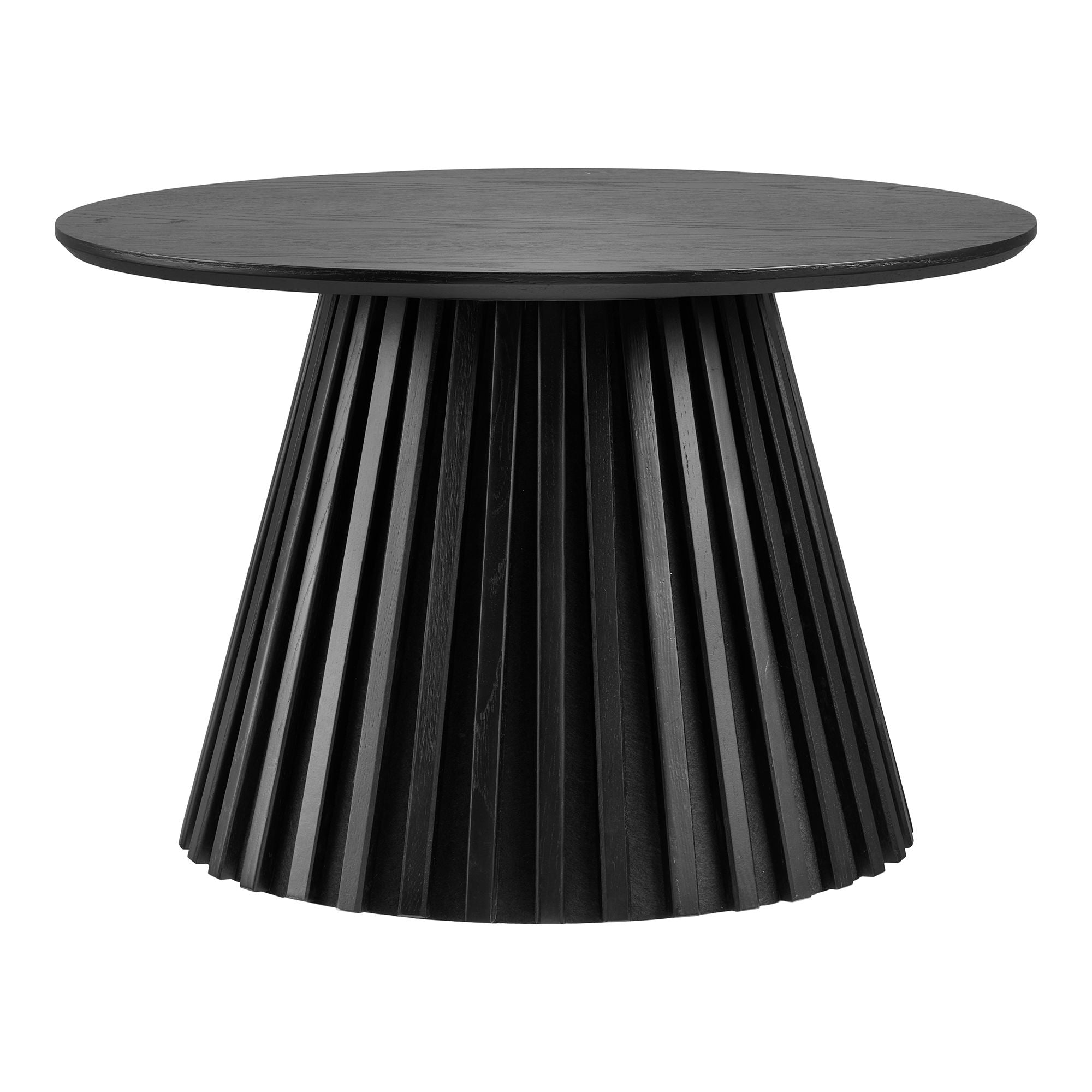 Osaka Couchtisch - Couchtisch, Eichenfurnier, schwarz Ø70x45 cm