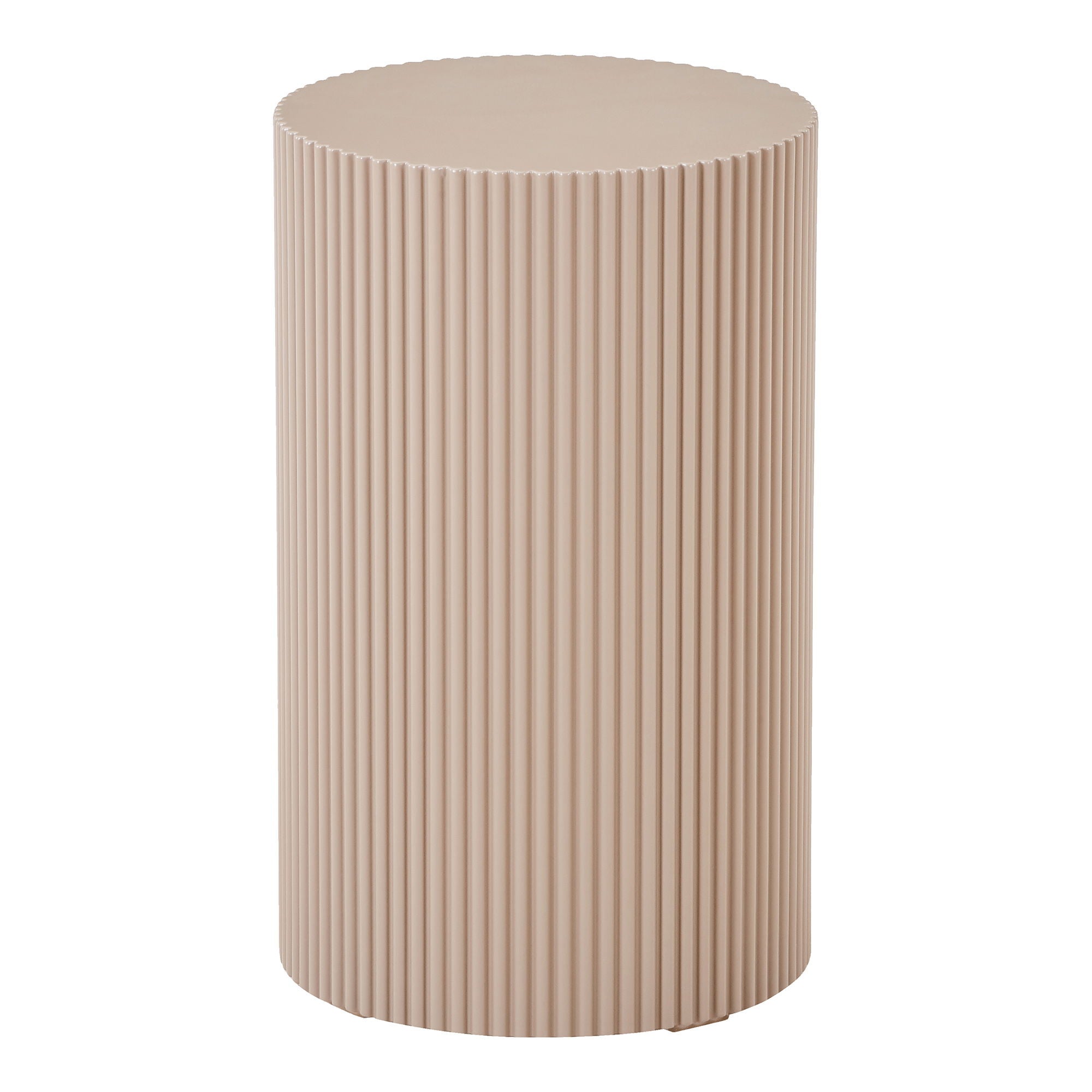 Ecktisch, grauer Beige<br>Ø30x50 cm