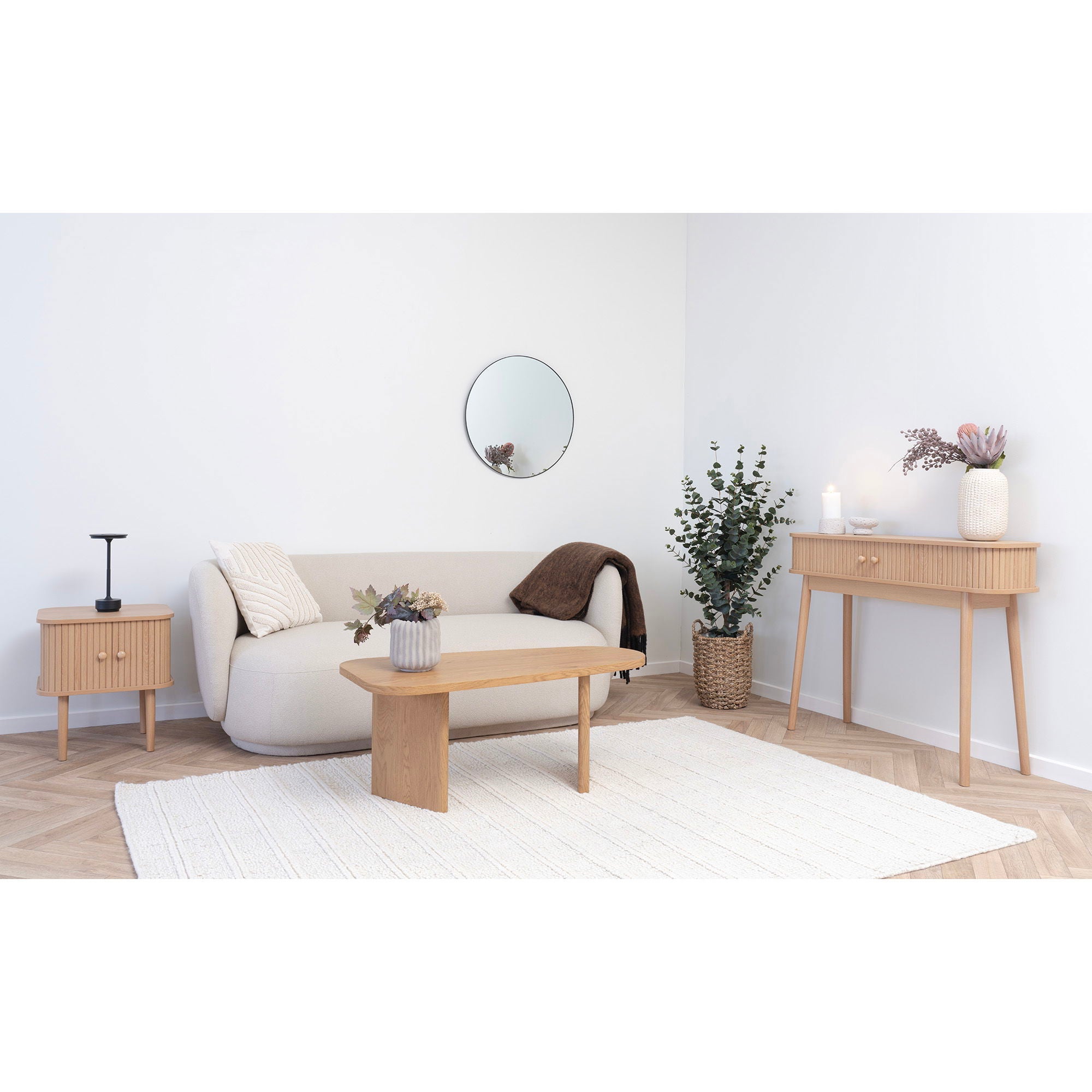 Couchtisch, natur 50x100x41 cm