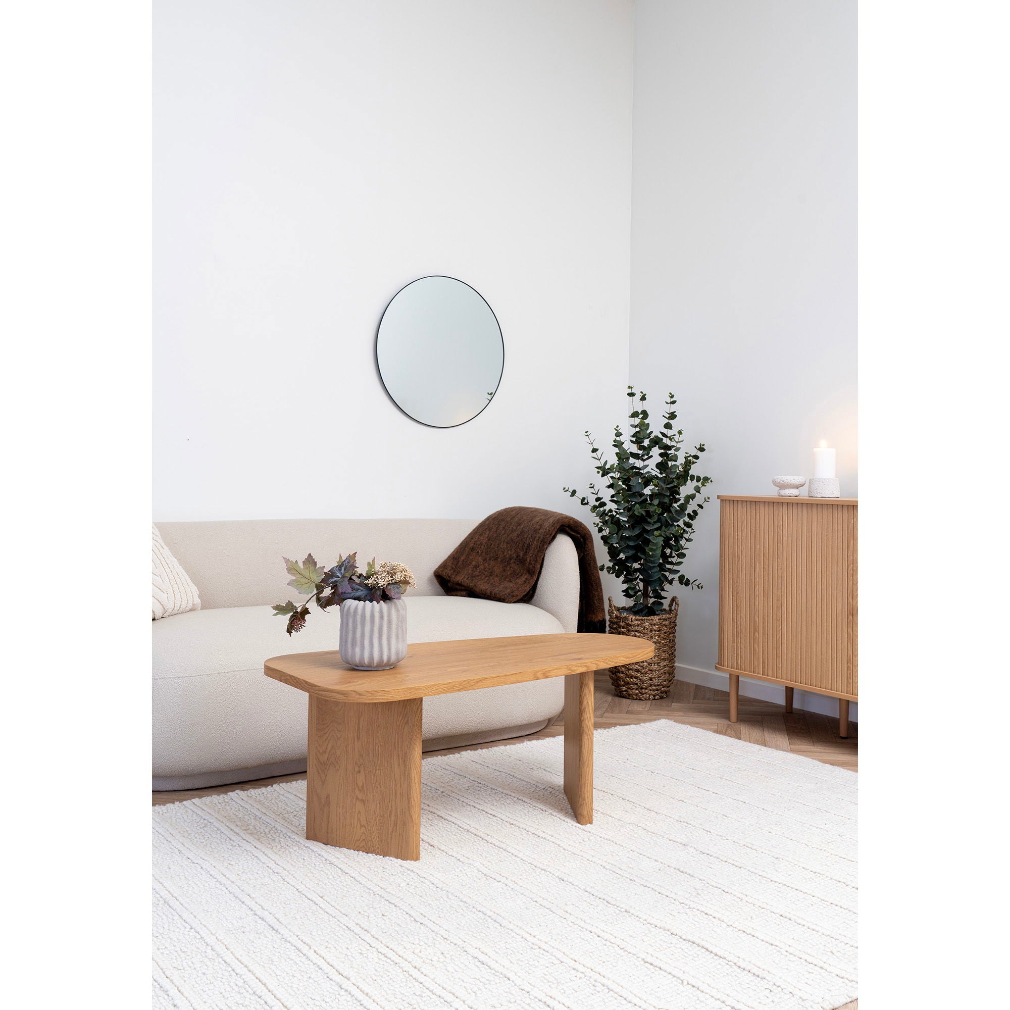 Couchtisch, natur 50x100x41 cm