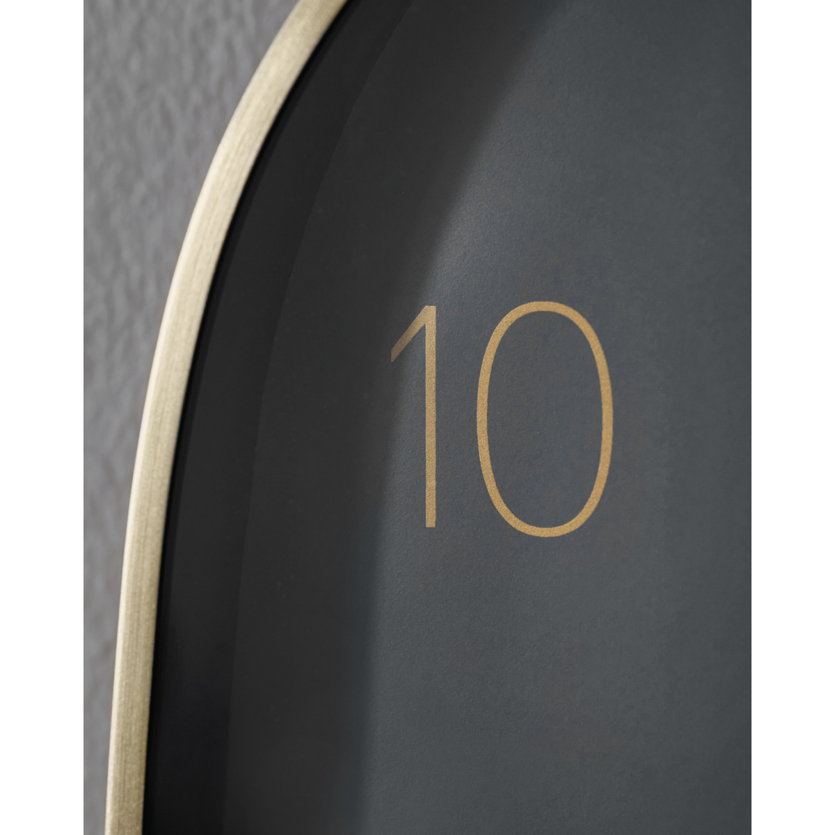 Wanduhr, hdshape, dunkelgrau