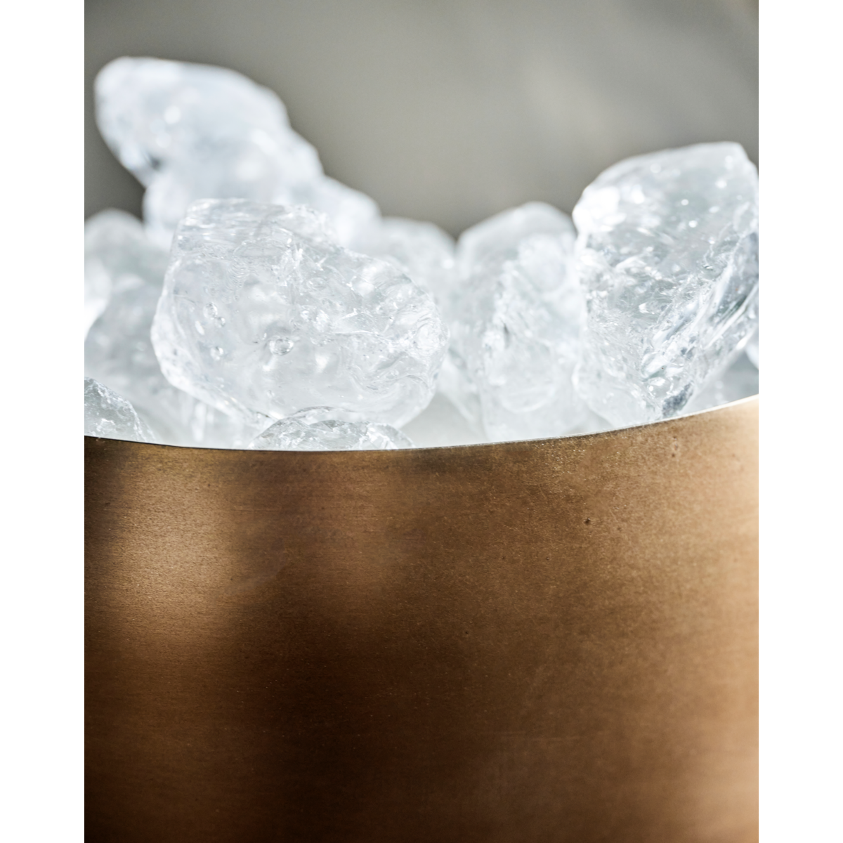 Eiskläger, Hdbarar, antikes Messing Finish