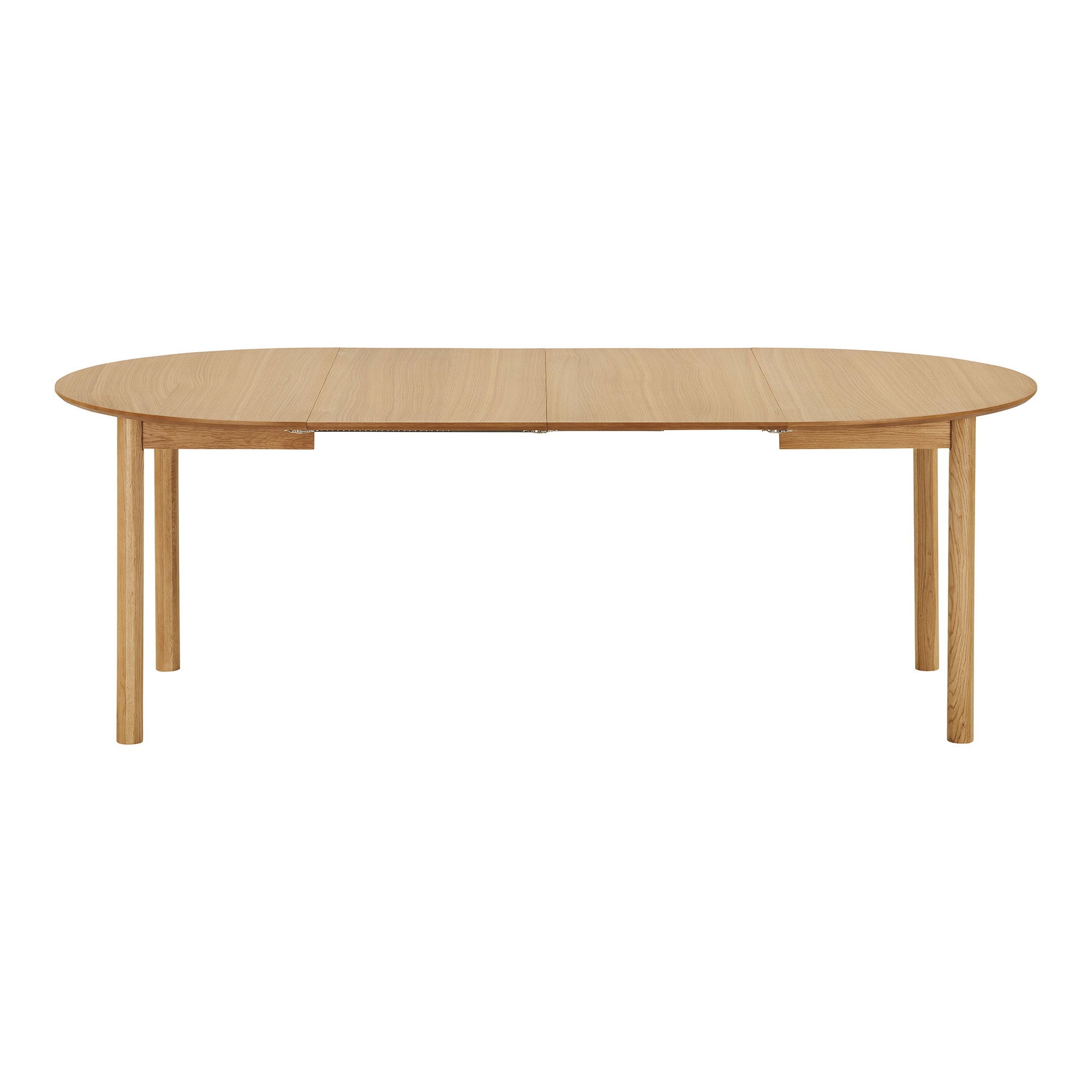Bundaberg Esstisch - Esstisch, Eichenstrahlen, inkl. Zusätzliche Platten Ø120x120-170-220x75 cm