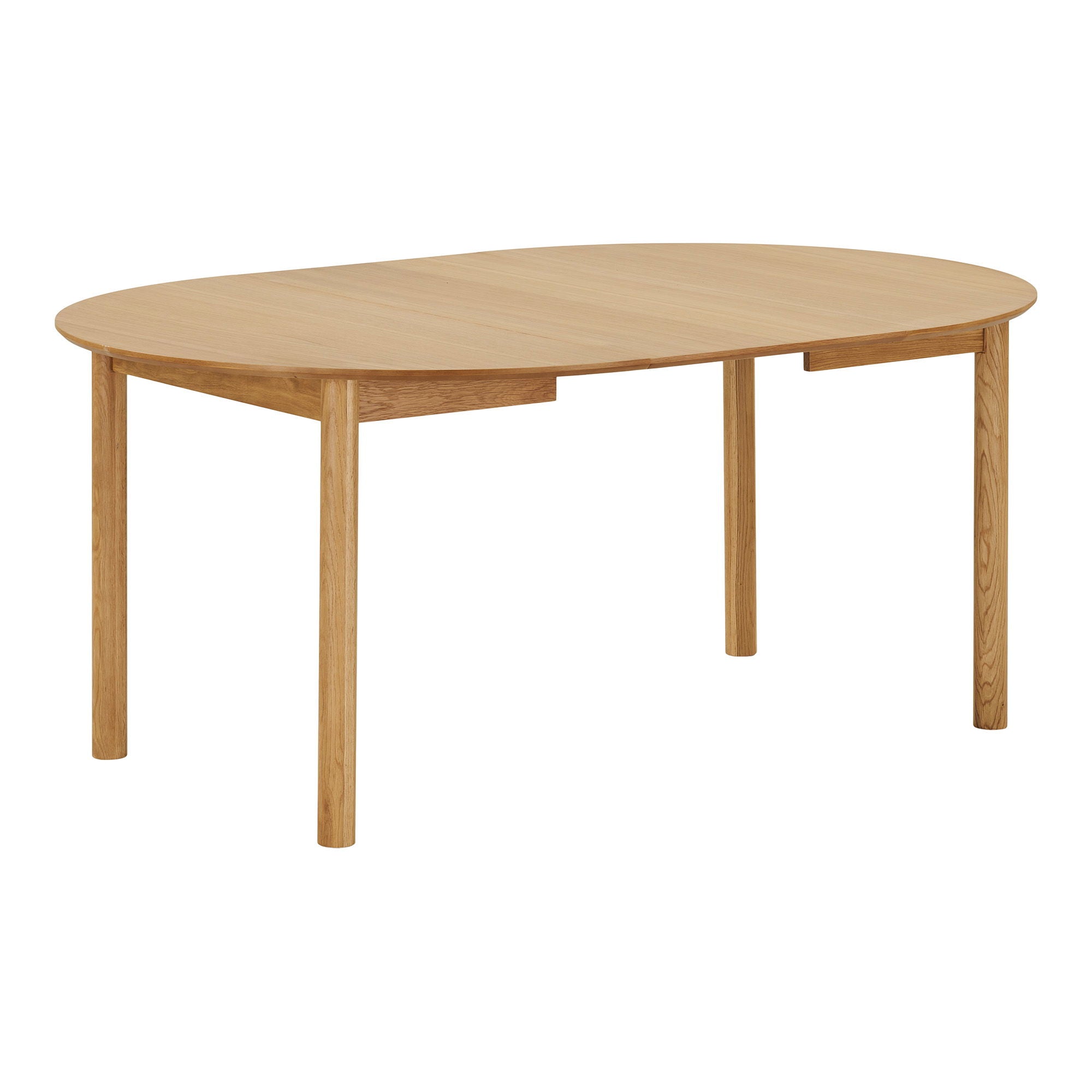 Bundaberg Esstisch - Esstisch, Eichenstrahlen, inkl. Zusätzliche Platten Ø120x120-170-220x75 cm
