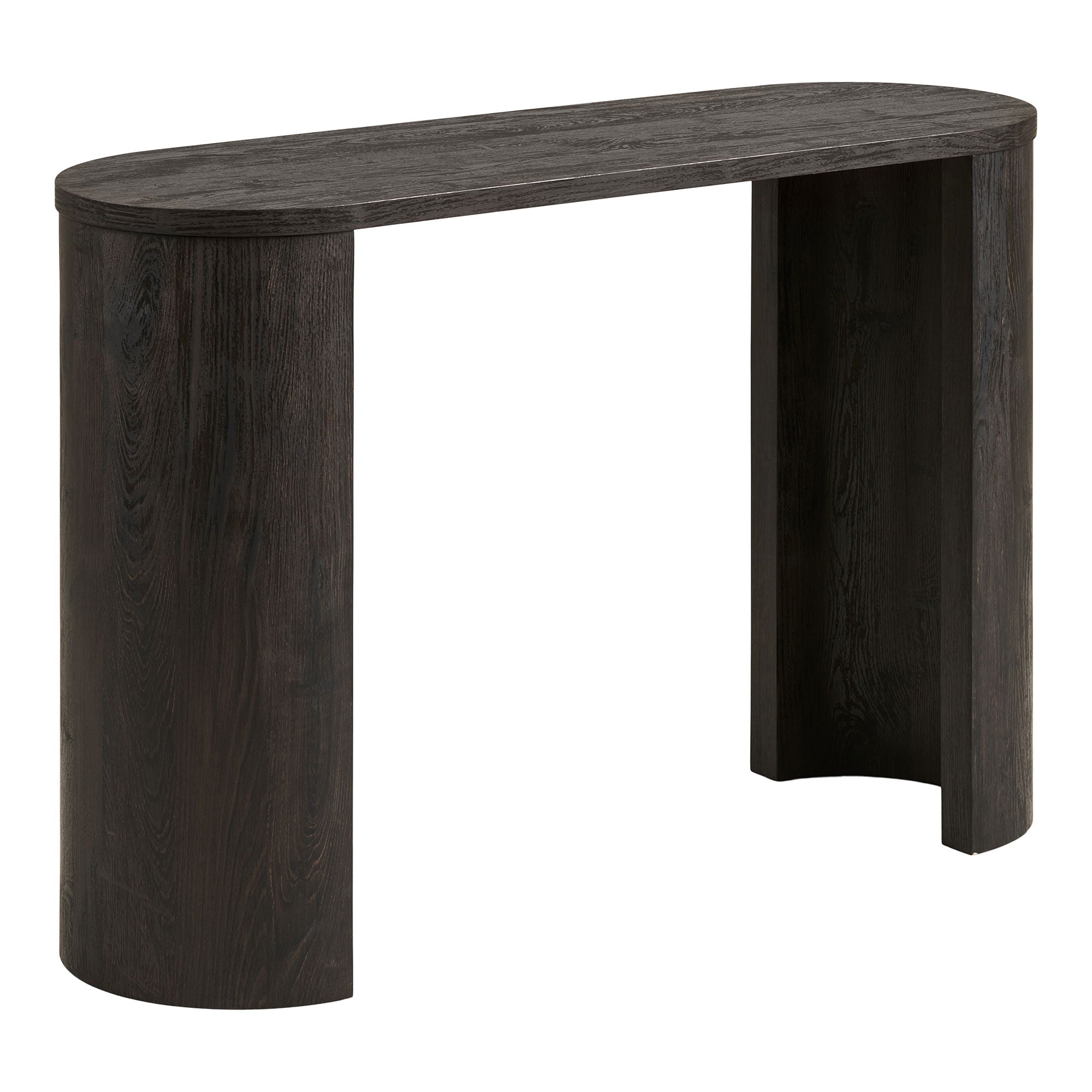Bibione -Konsolentabelle - Konsolentabelle, dunkelbraun 38x114x75 cm