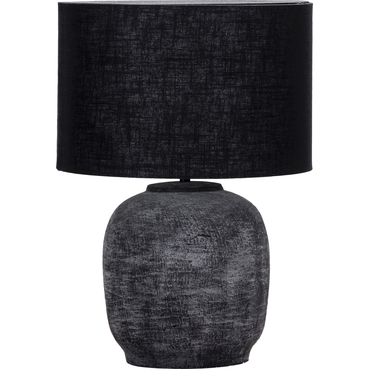 Tischlampe inkl. Lampenschatten, Hdtahi, Schwarz